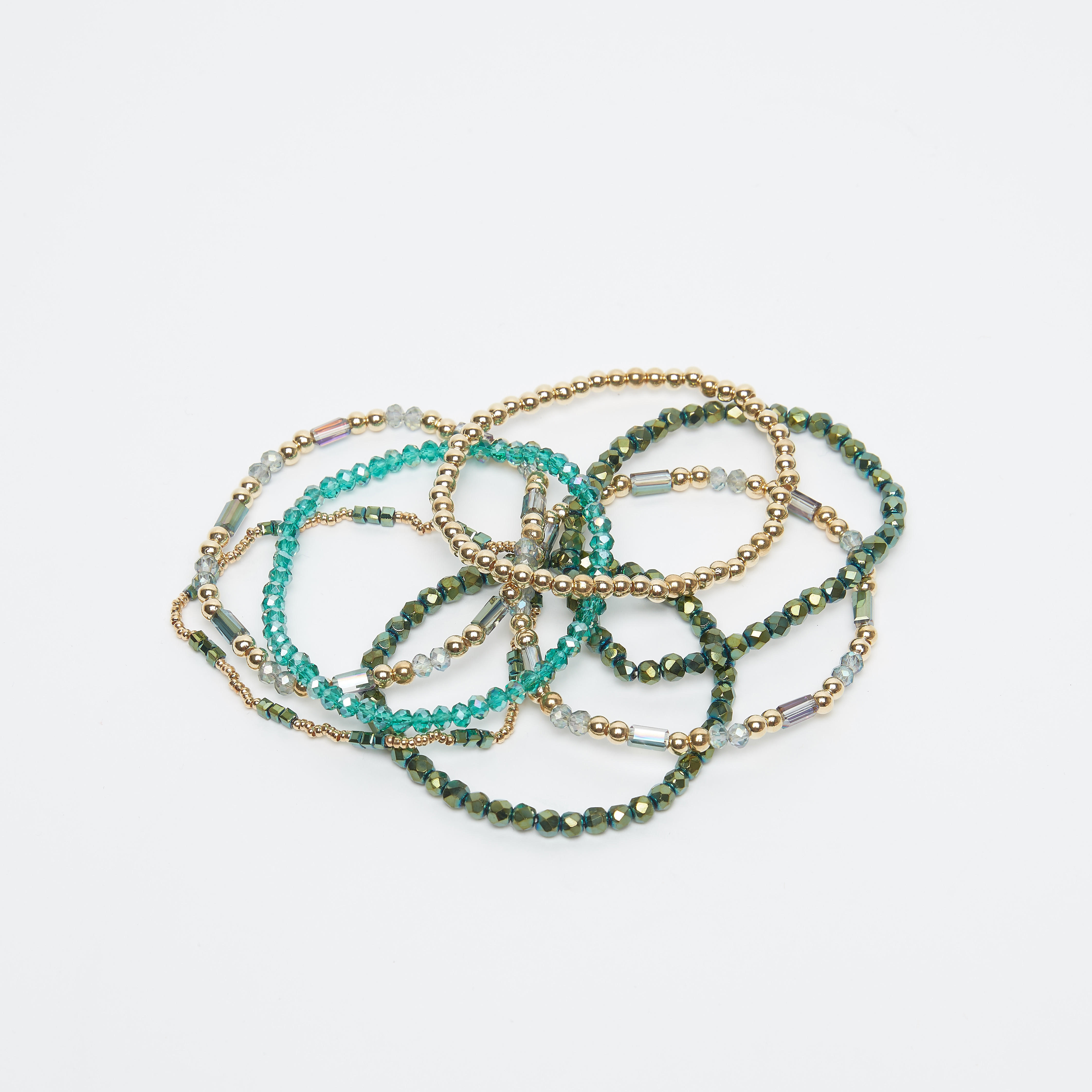 Set of 8 - Beaded Bracelets-women-watchesandjewellery-jewellery-banglesandbracelets-image-3
