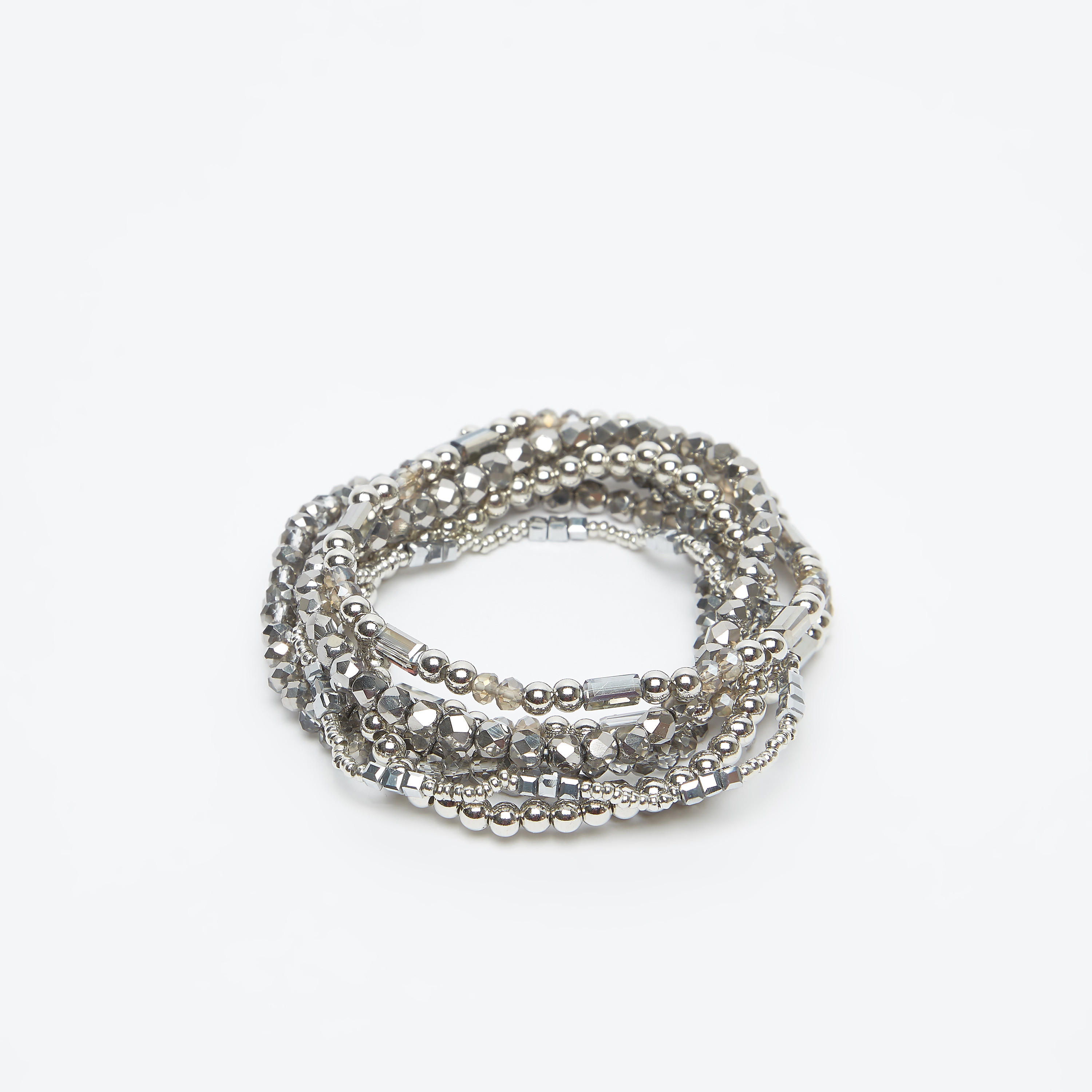 أساور مزينة - طقم من 7 قطع-women-watchesandjewellery-jewellery-banglesandbracelets-image-1