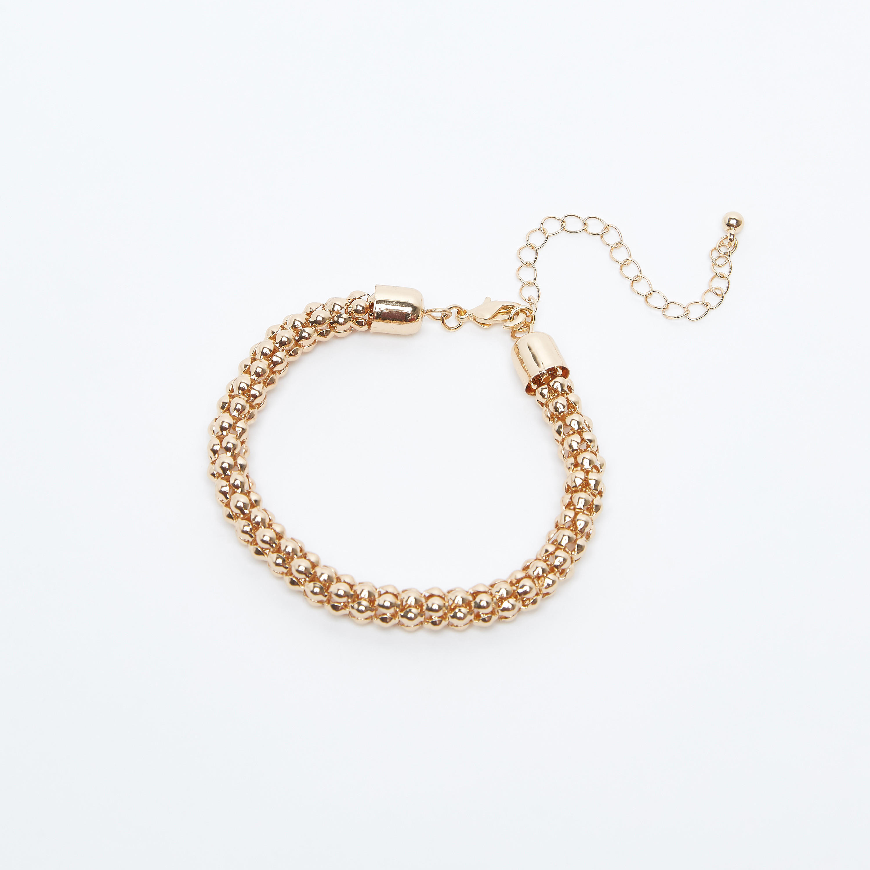 أساور مزينة بمشبك إغلاق - طقم من 5 قطع-women-watchesandjewellery-jewellery-banglesandbracelets-image-4