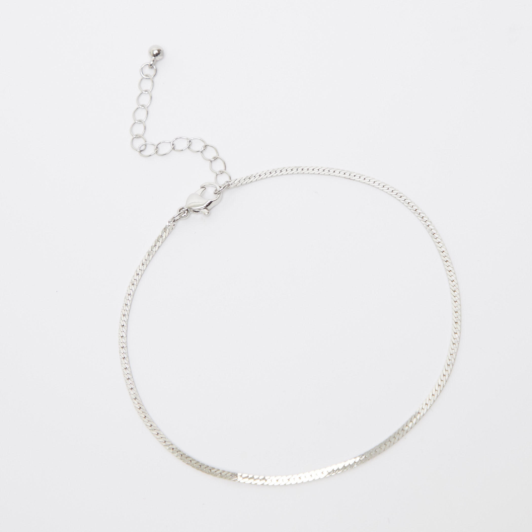 اساور ميتاليك بمشبك إغلاق - طقم من 3 قطع-women-watchesandjewellery-jewellery-anklets-image-3