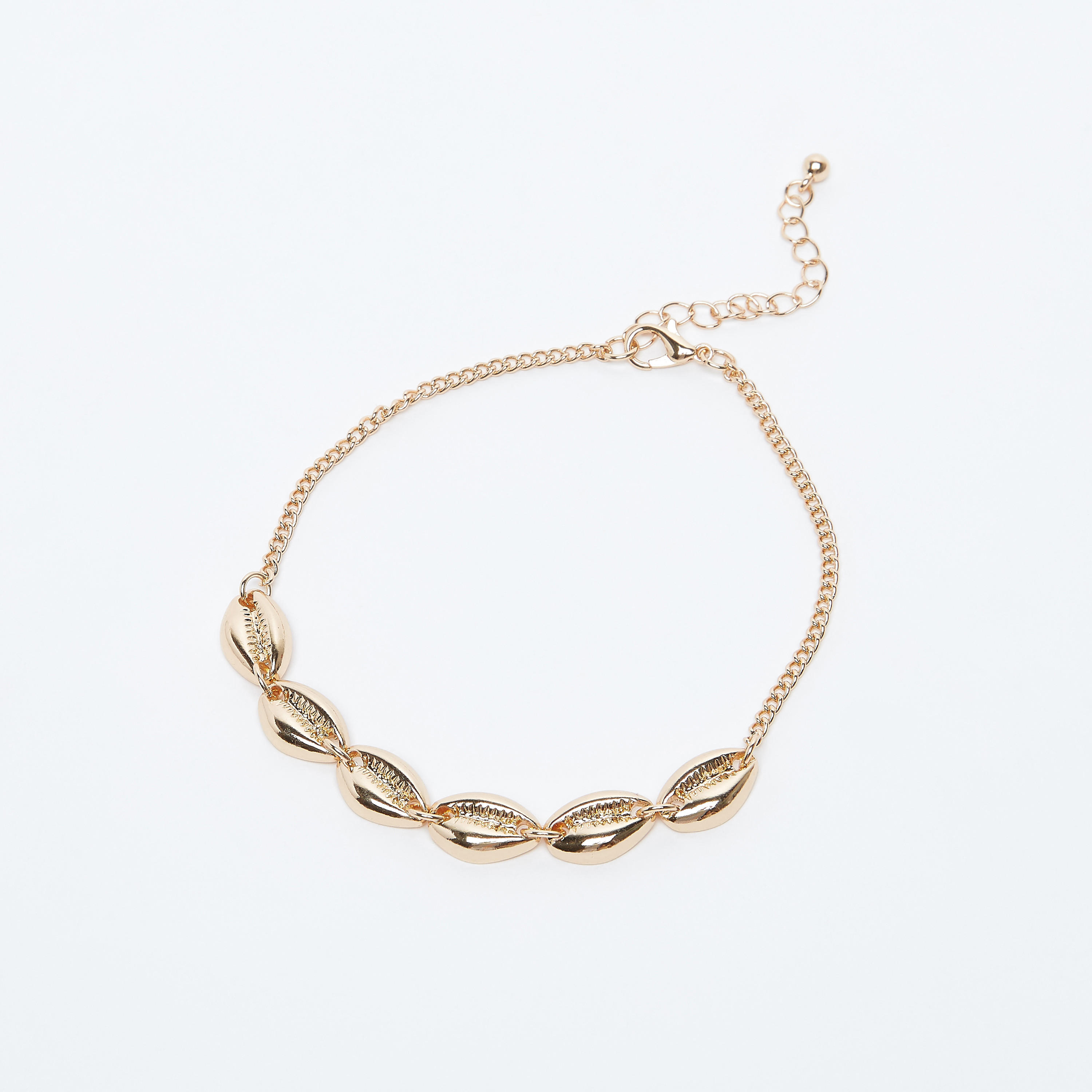 طقم خلخال بتزيينات متنوّعة بمشبك إغلاق - قطعتين-women-watchesandjewellery-jewellery-anklets-image-4