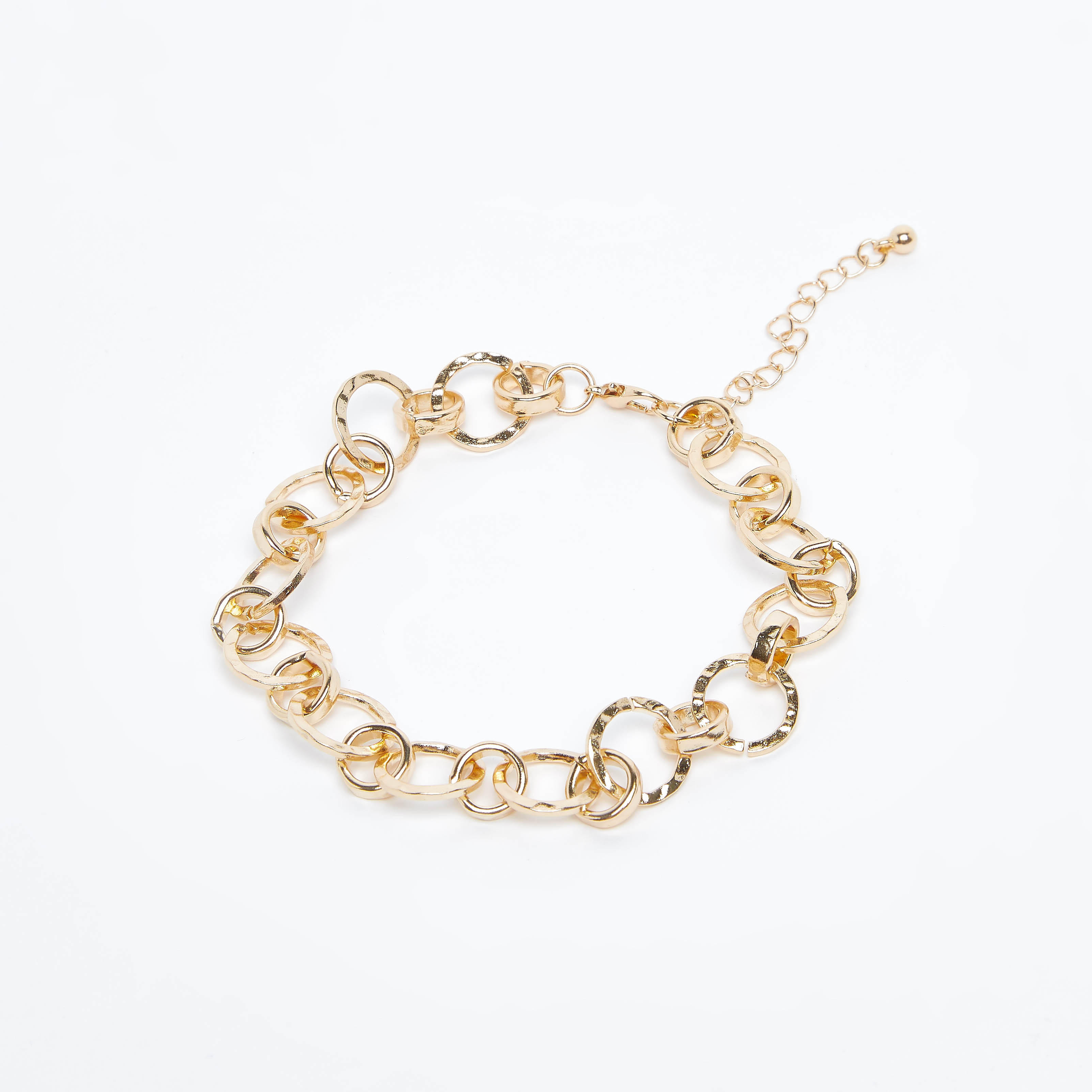 خلخال ميتاليك بمشبك إغلاق-women-watchesandjewellery-jewellery-anklets-image-1