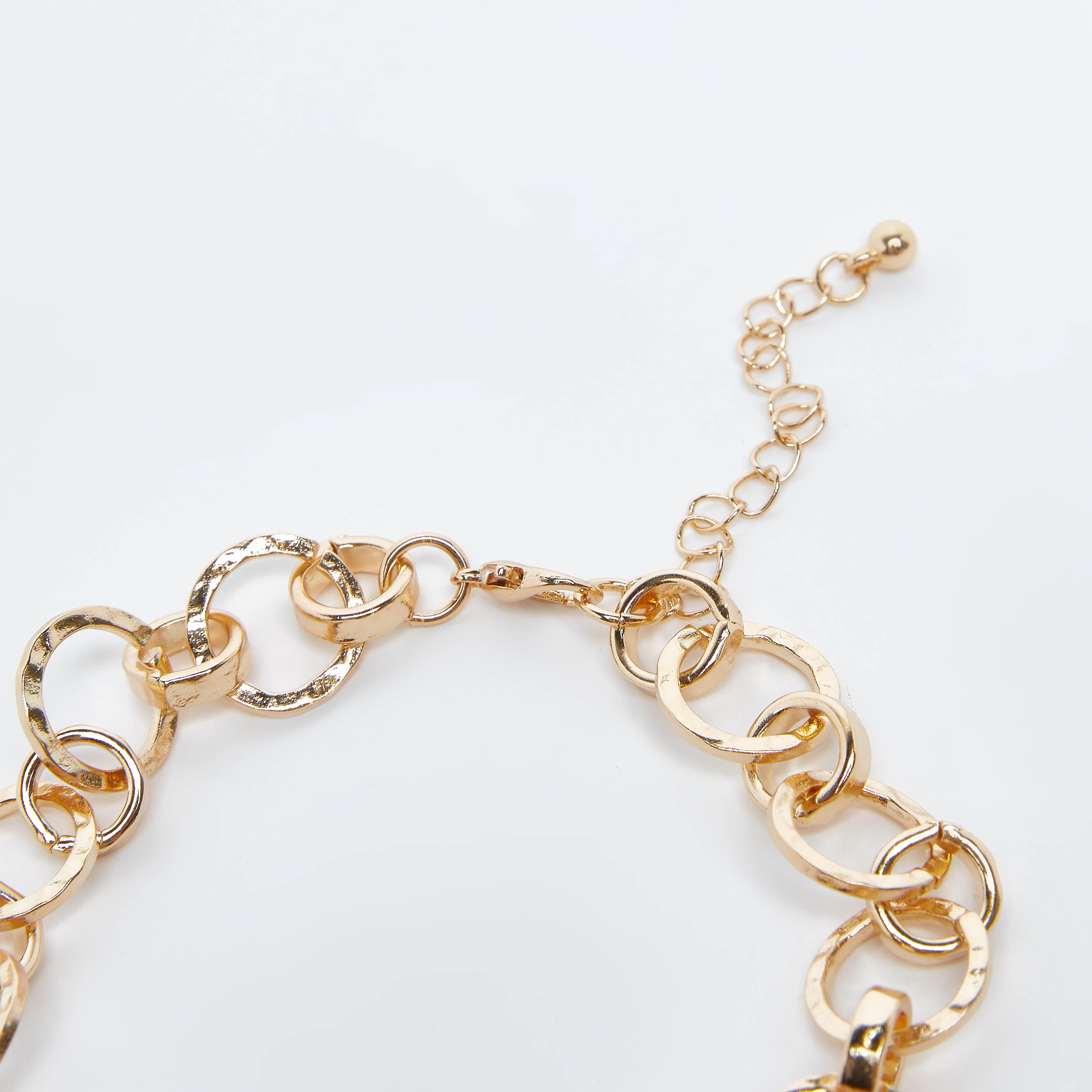 خلخال ميتاليك بمشبك إغلاق-women-watchesandjewellery-jewellery-anklets-image-2