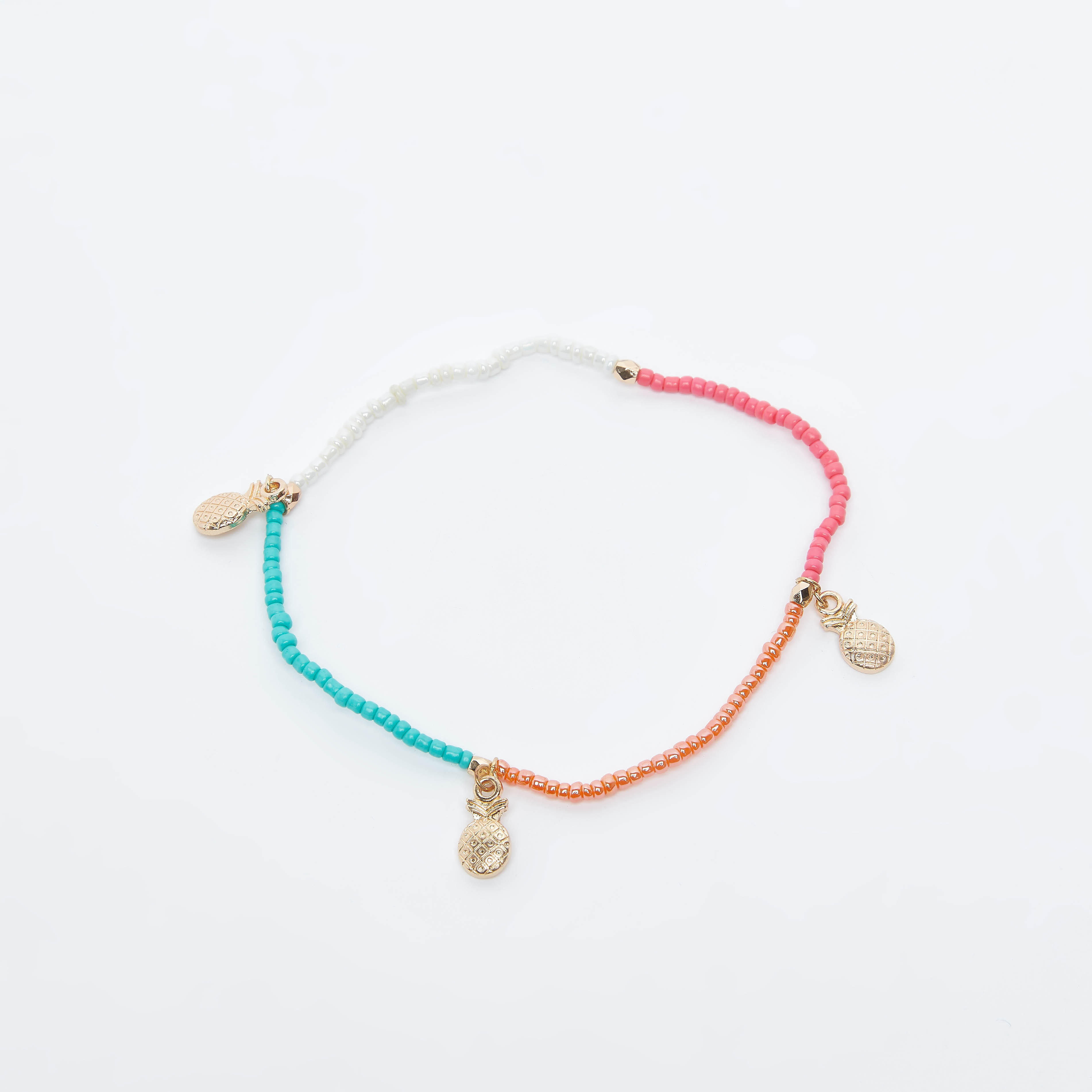 طقم خلخال بتزيينات متنوّعة بمشبك إغلاق - قطعتين-women-watchesandjewellery-jewellery-anklets-image-3