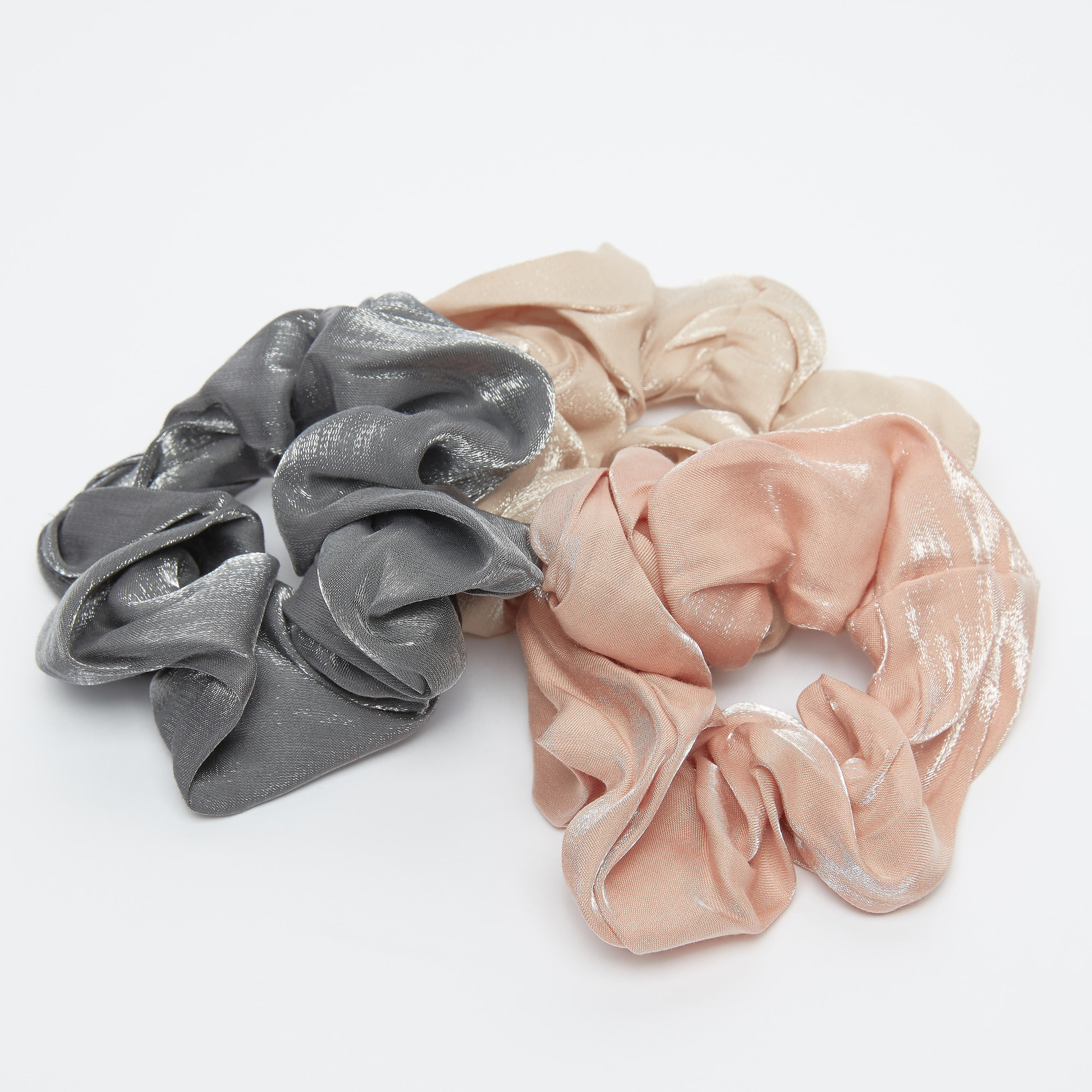 Set of 3 - Textured Hair Tie-women-hairaccessories-image-2