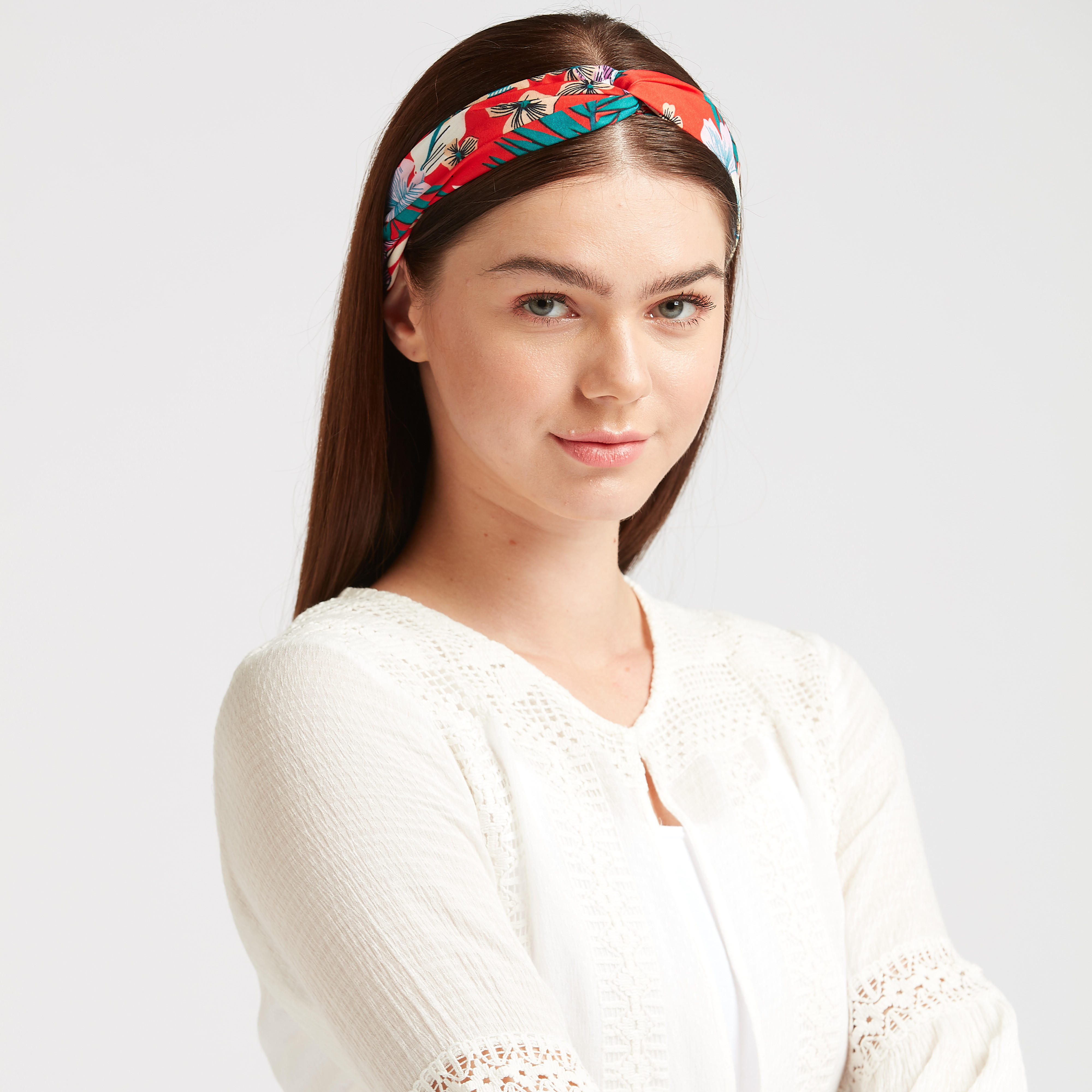 شريطة رأس بعقدة وطبعات-women-hairaccessories-image-4
