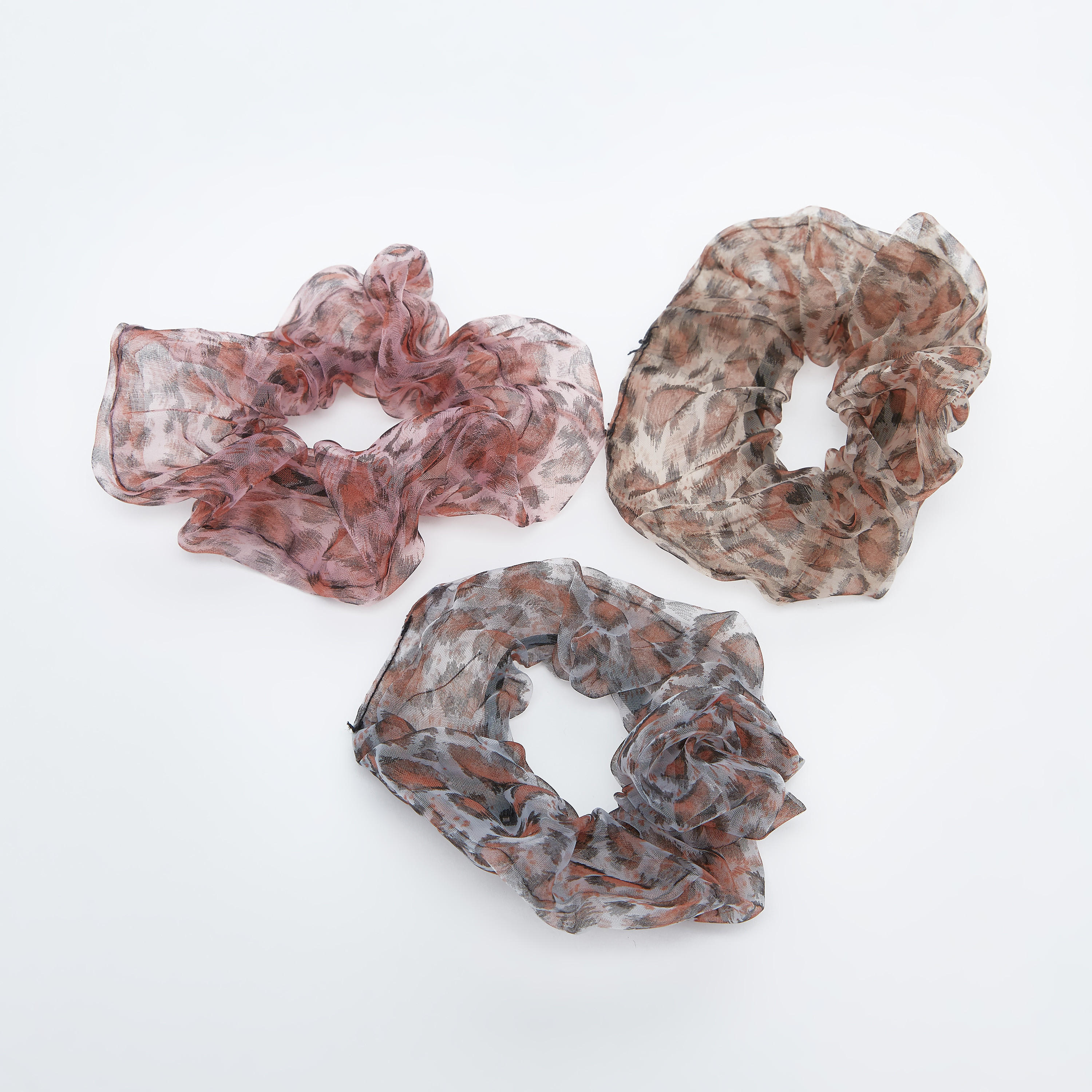 Set of 3 - Printed Hair Tie-women-hairaccessories-image-2