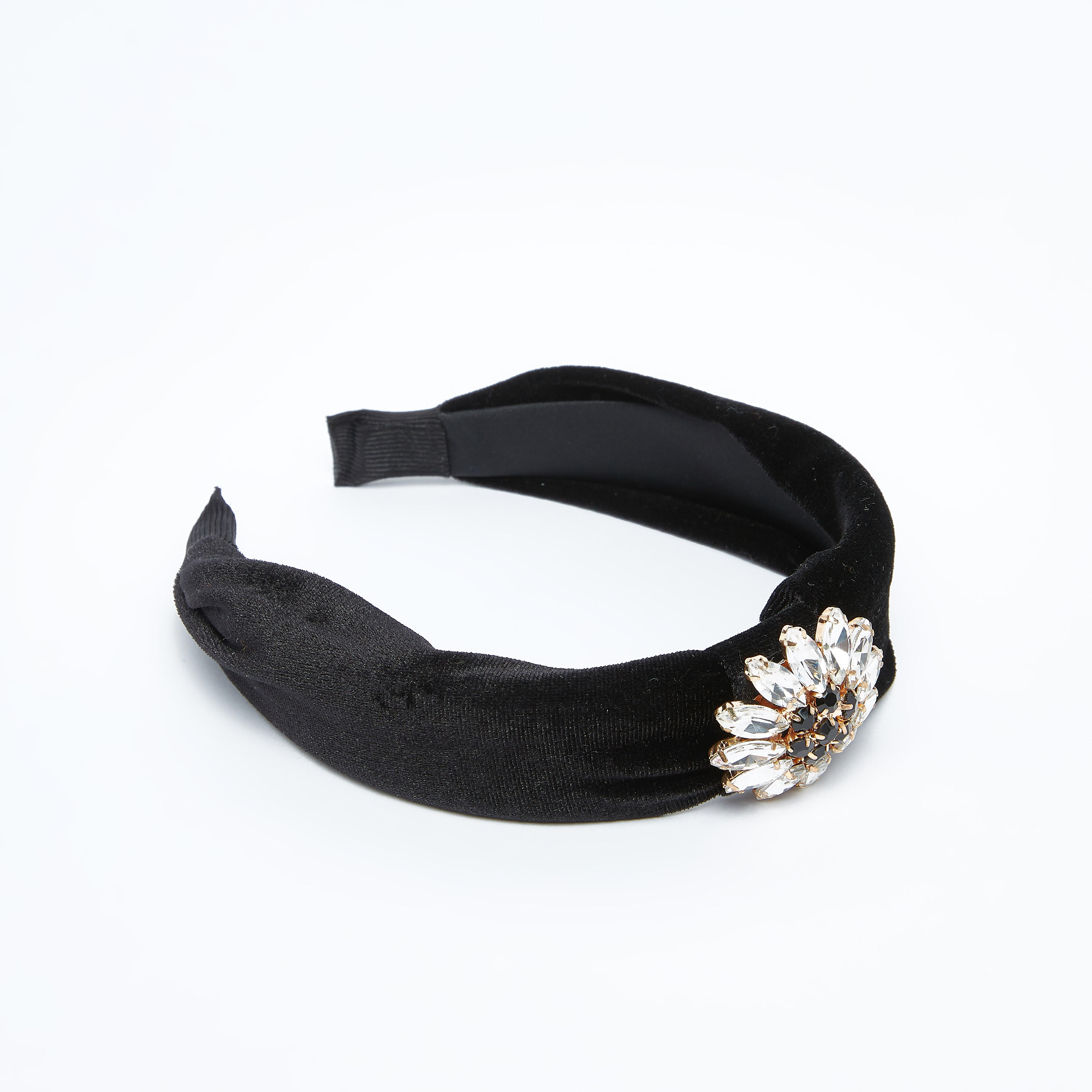 ربطة شعر بارزة الملمس بتفاصيل مرصعة-women-hairaccessories-image-3
