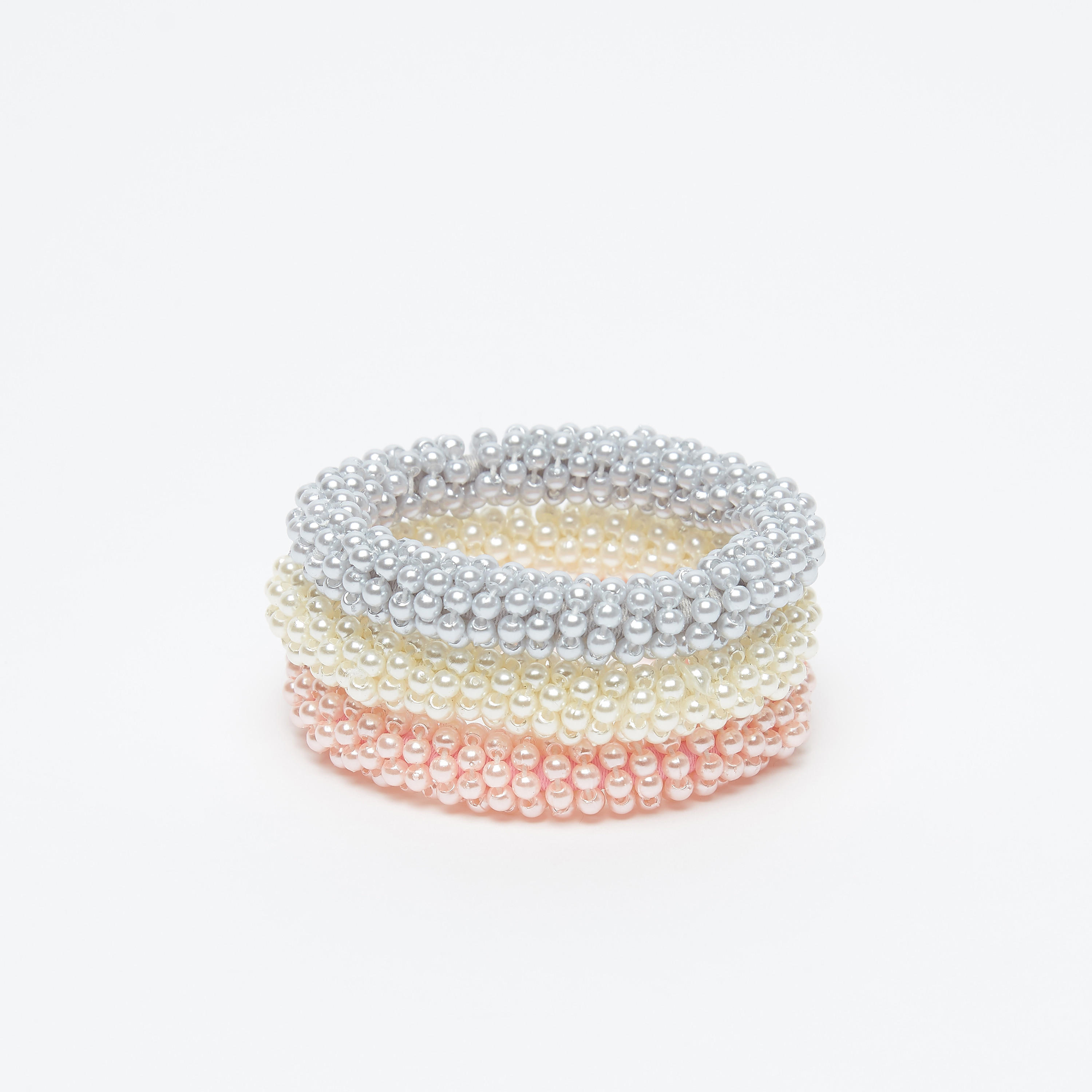 ربطات شعر مزيّنة بالخرز- طقم من 3 قطع-women-hairaccessories-image-1