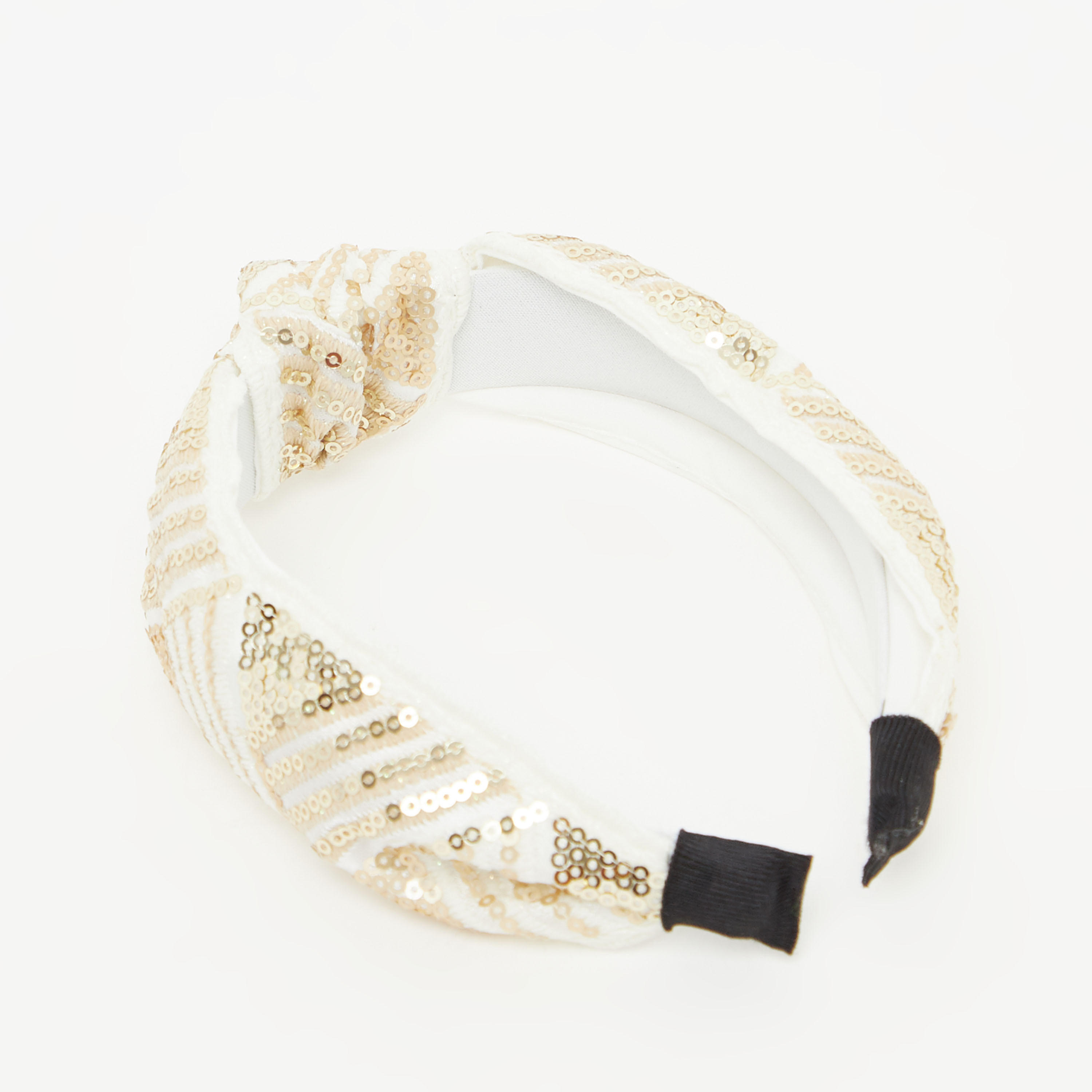 شريطة شعر مزينة بتفاصيل ترتر-women-hairaccessories-image-3