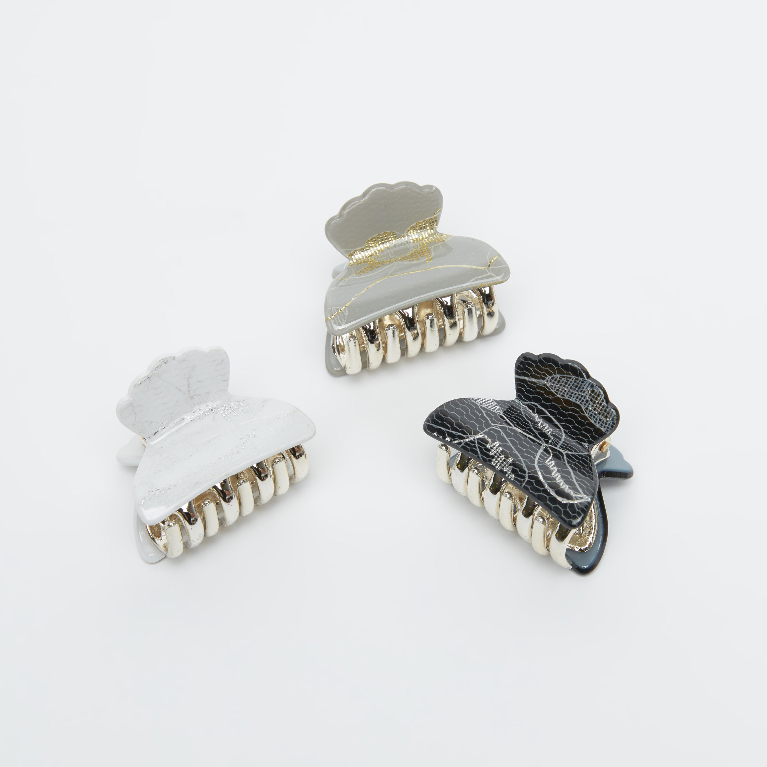 Set of 3 - Assorted Hair Clamps-women-hairaccessories-image-1
