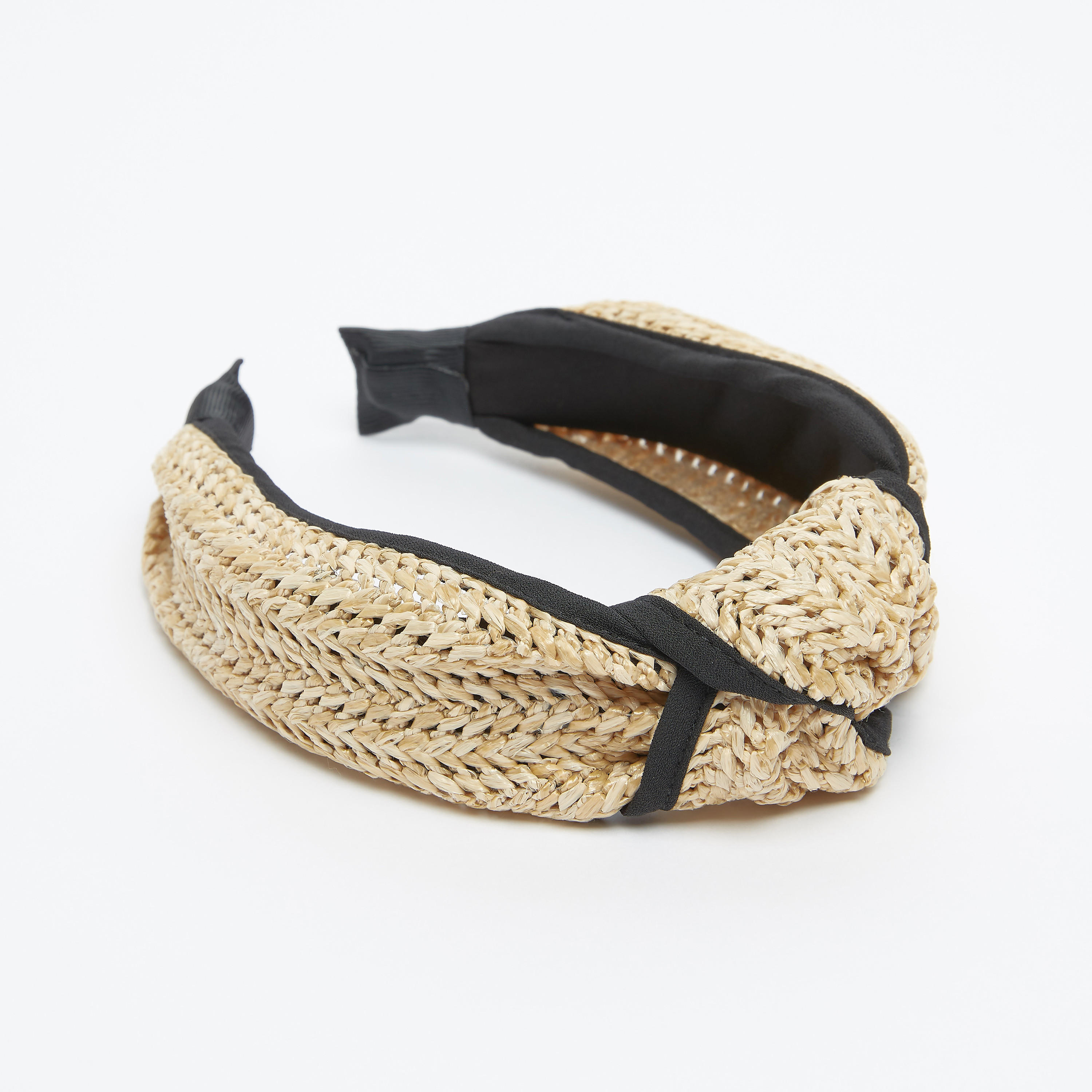 ربطة شعر بملمس بارز بتفاصيل عقدة-women-hairaccessories-image-1