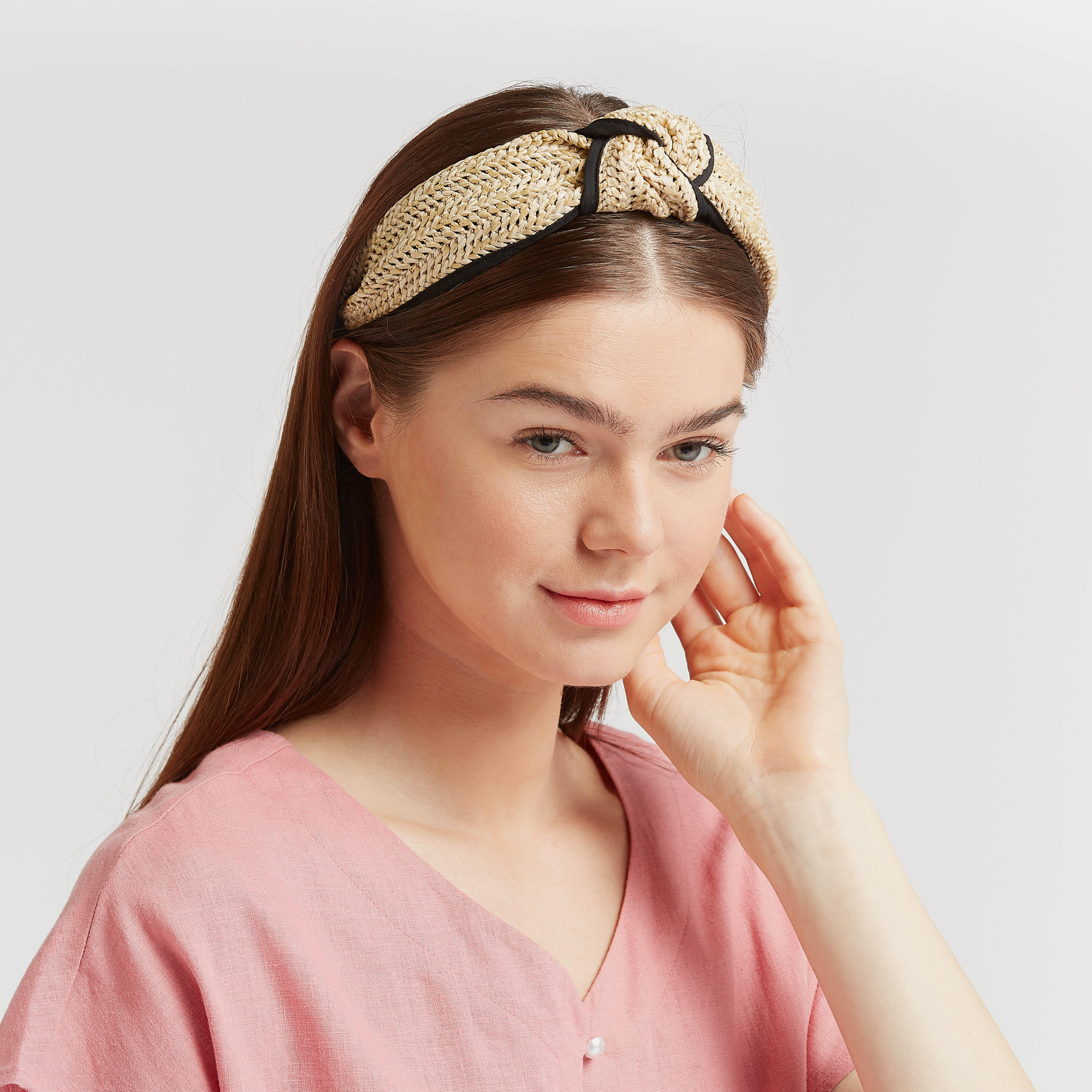 ربطة شعر بملمس بارز بتفاصيل عقدة-women-hairaccessories-image-2