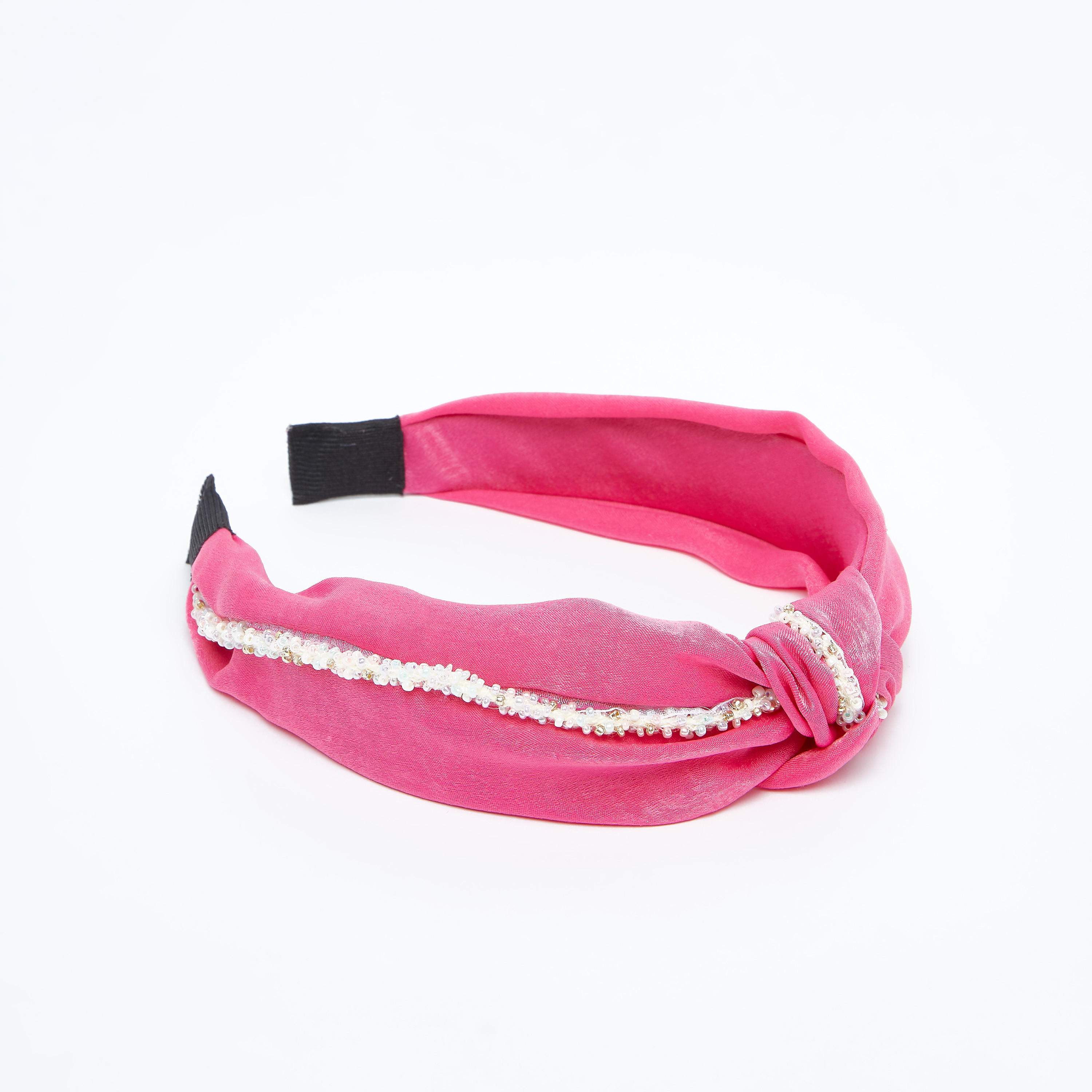 شريطة شعر بتزيينات وتفاصيل عقدة-women-hairaccessories-image-1