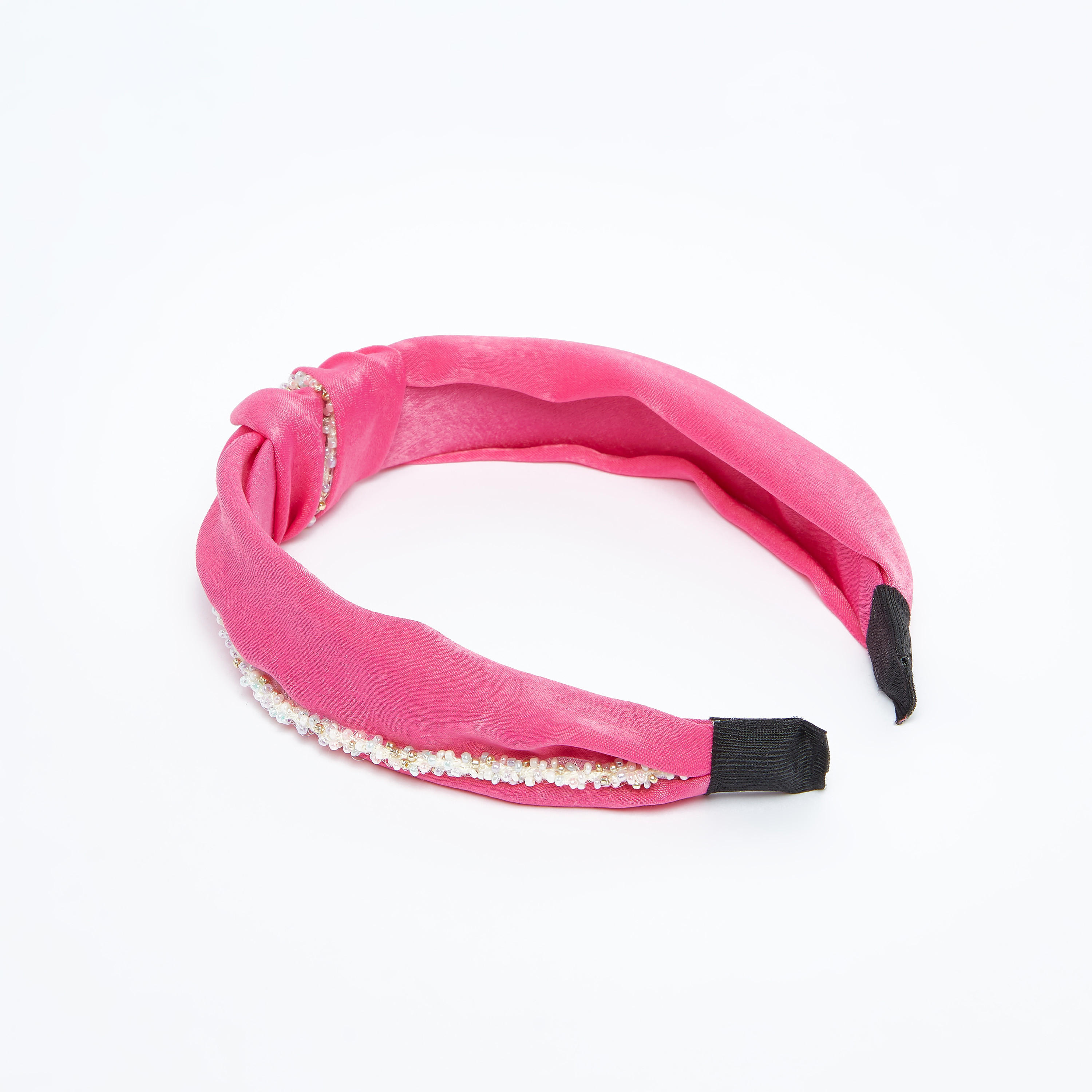 شريطة شعر بتزيينات وتفاصيل عقدة-women-hairaccessories-image-3