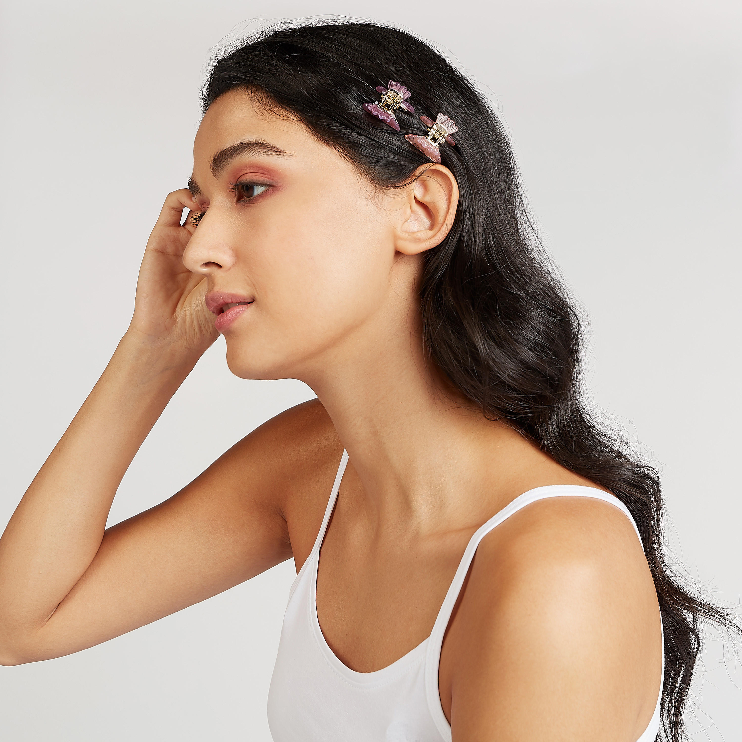 مشابك شعر متنوعة  - طقم من 6 قطع-women-hairaccessories-image-2