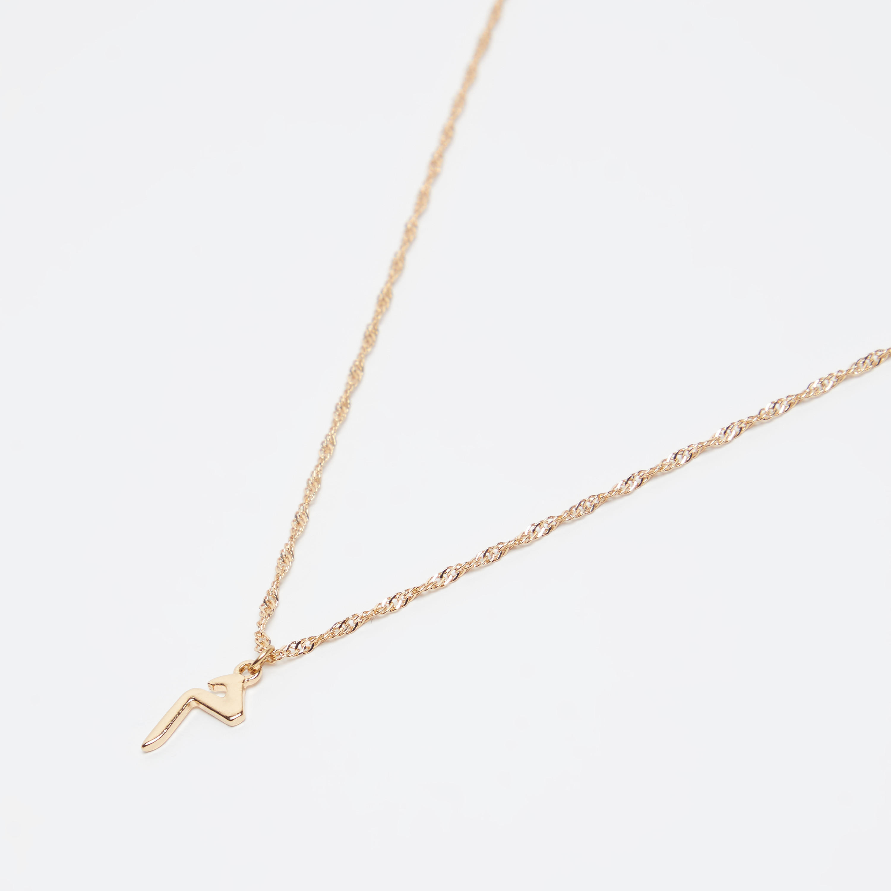 عقد بدلّاية ميتاليك ومشبك إغلاق-women-watchesandjewellery-jewellery-necklacesandpendants-image-1