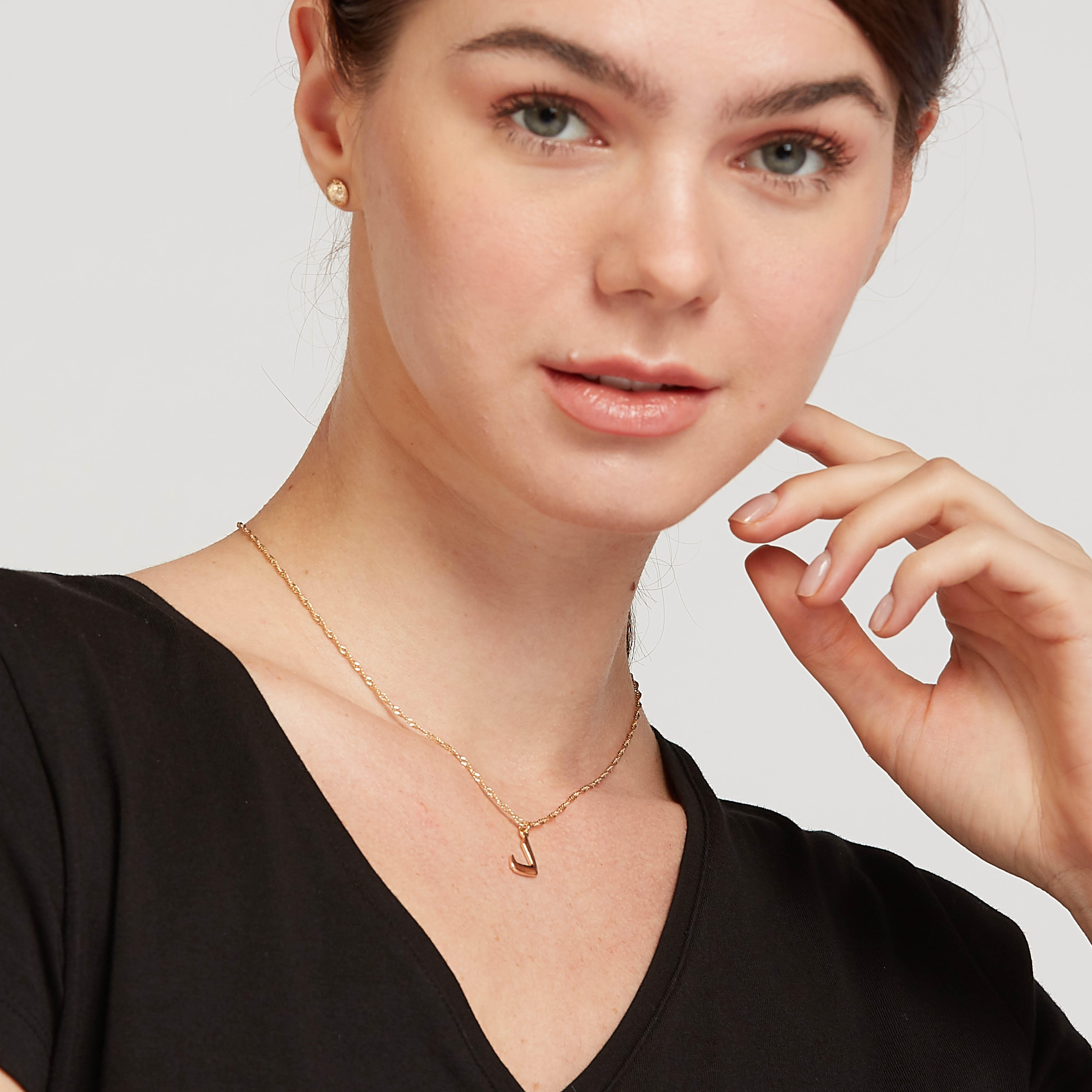 عقد بدلّاية ميتاليك ومشبك إغلاق-women-watchesandjewellery-jewellery-necklacesandpendants-image-3