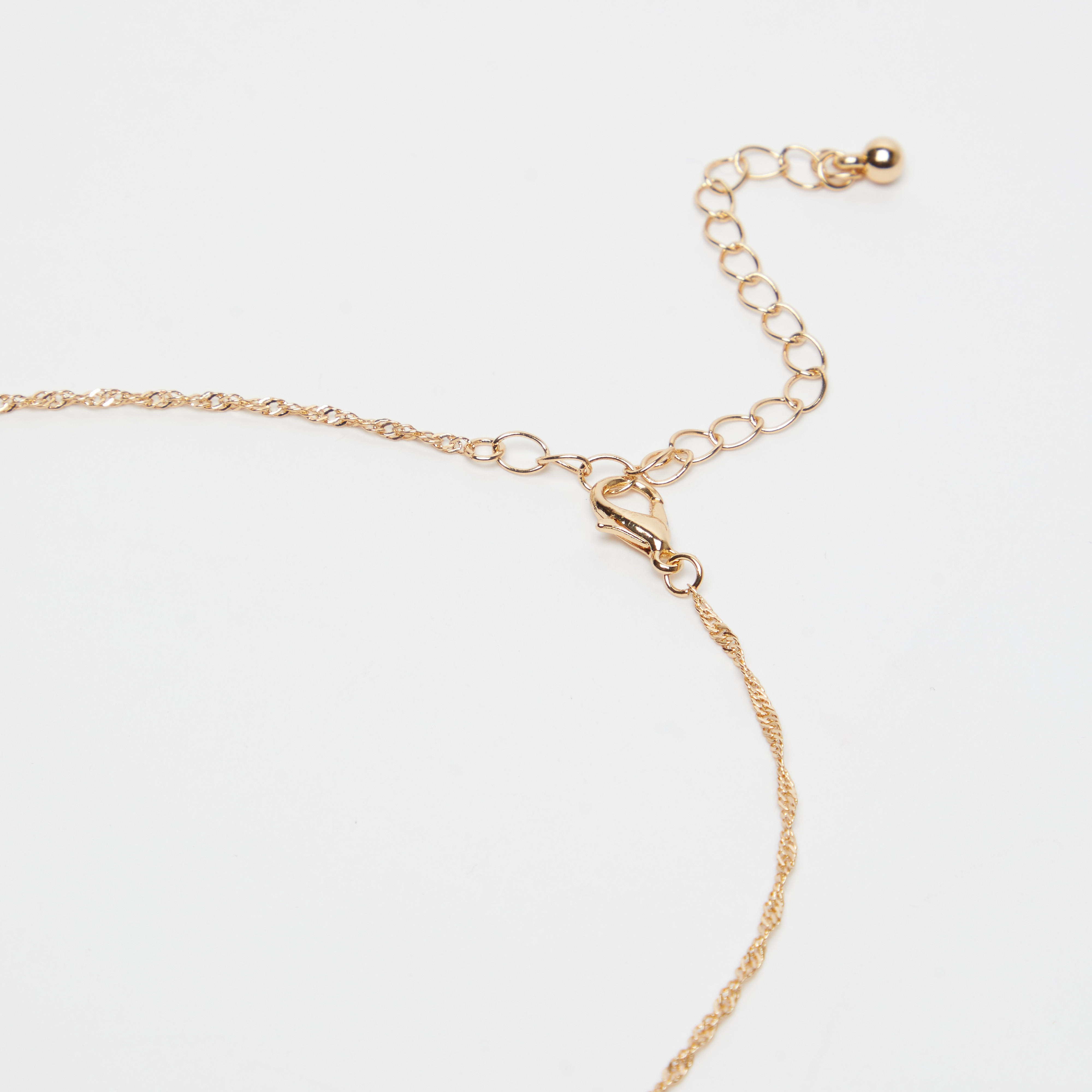 عقد بدلّاية ميتاليك ومشبك إغلاق-women-watchesandjewellery-jewellery-necklacesandpendants-image-2