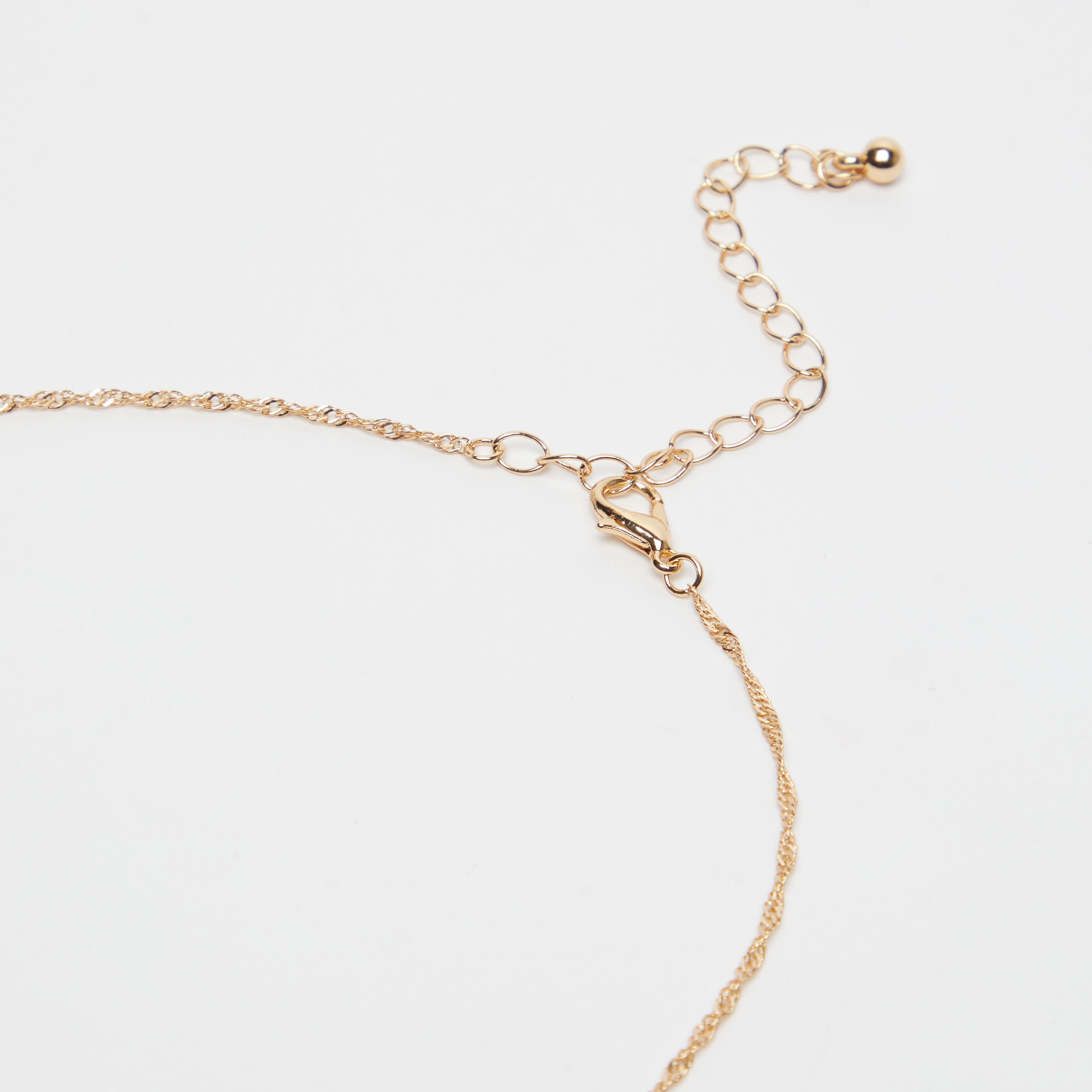 عقد بدلّاية ميتاليك ومشبك إغلاق-women-watchesandjewellery-jewellery-necklacesandpendants-image-2