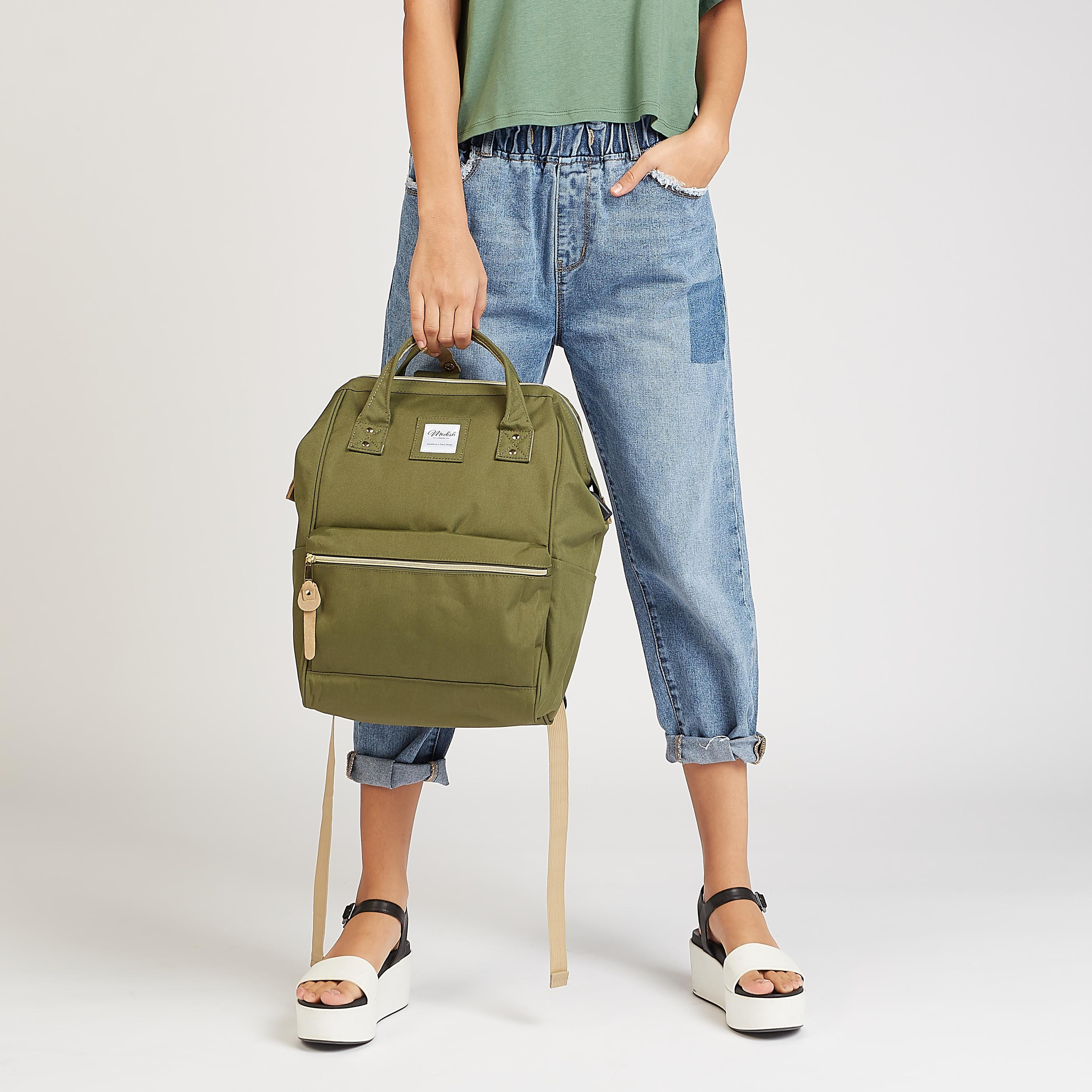 Textured Backpack with Adjustable Straps and Twin Handles-women-bagsandwallets-handbags-image-2