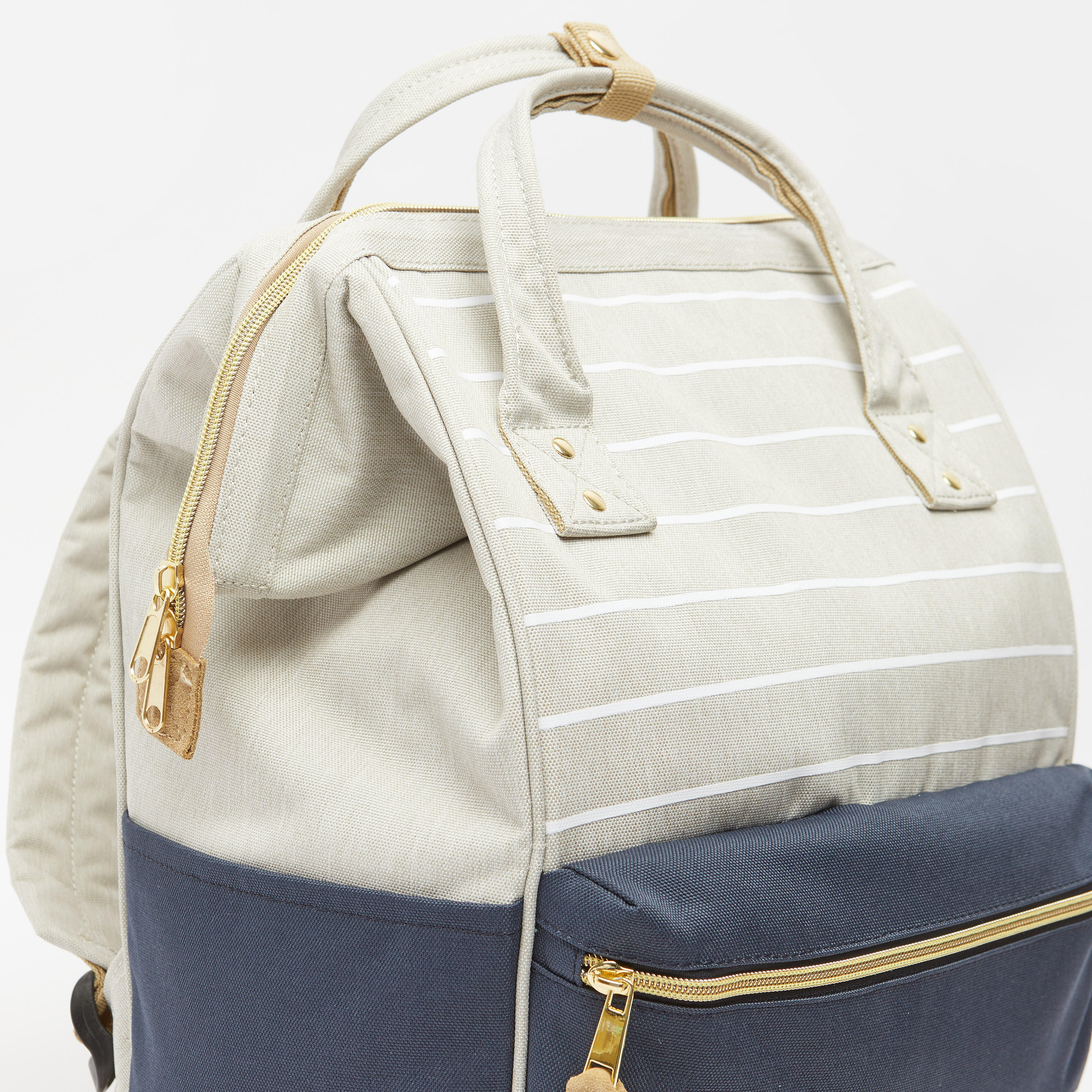 Textured Backpack with Adjustable Straps and Twin Handles-women-bagsandwallets-handbags-image-2