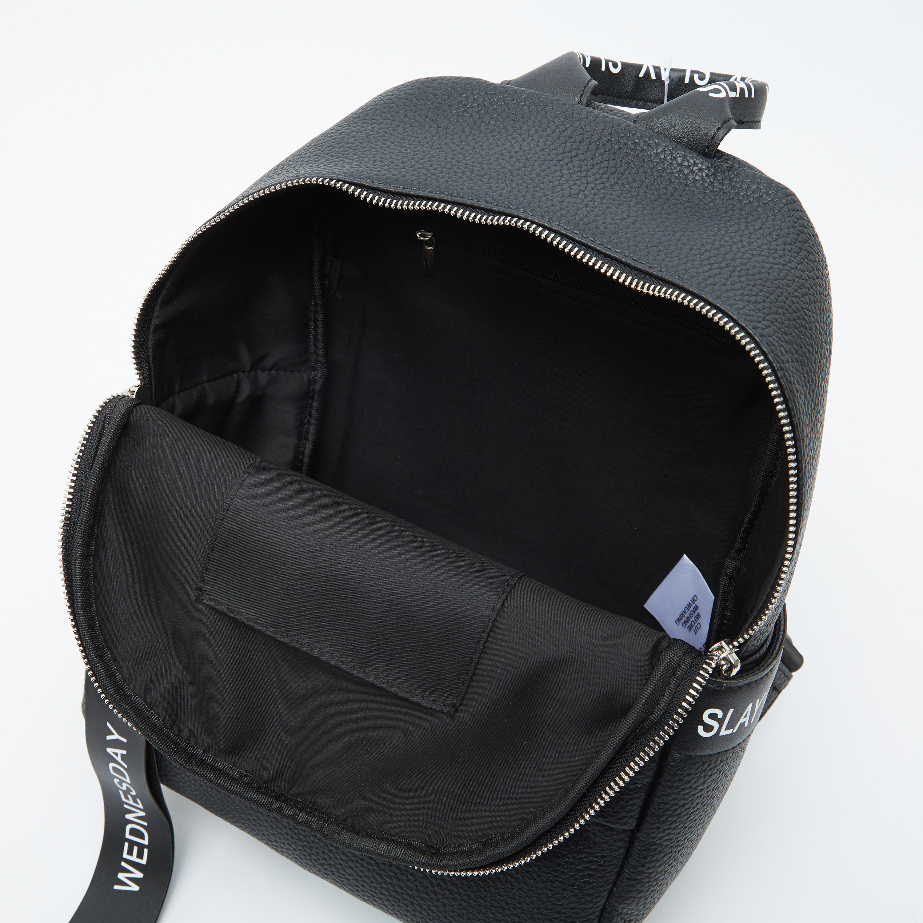 Textured Backpack with Adjustable Straps and Zip Closure-women-bagsandwallets-handbags-image-6