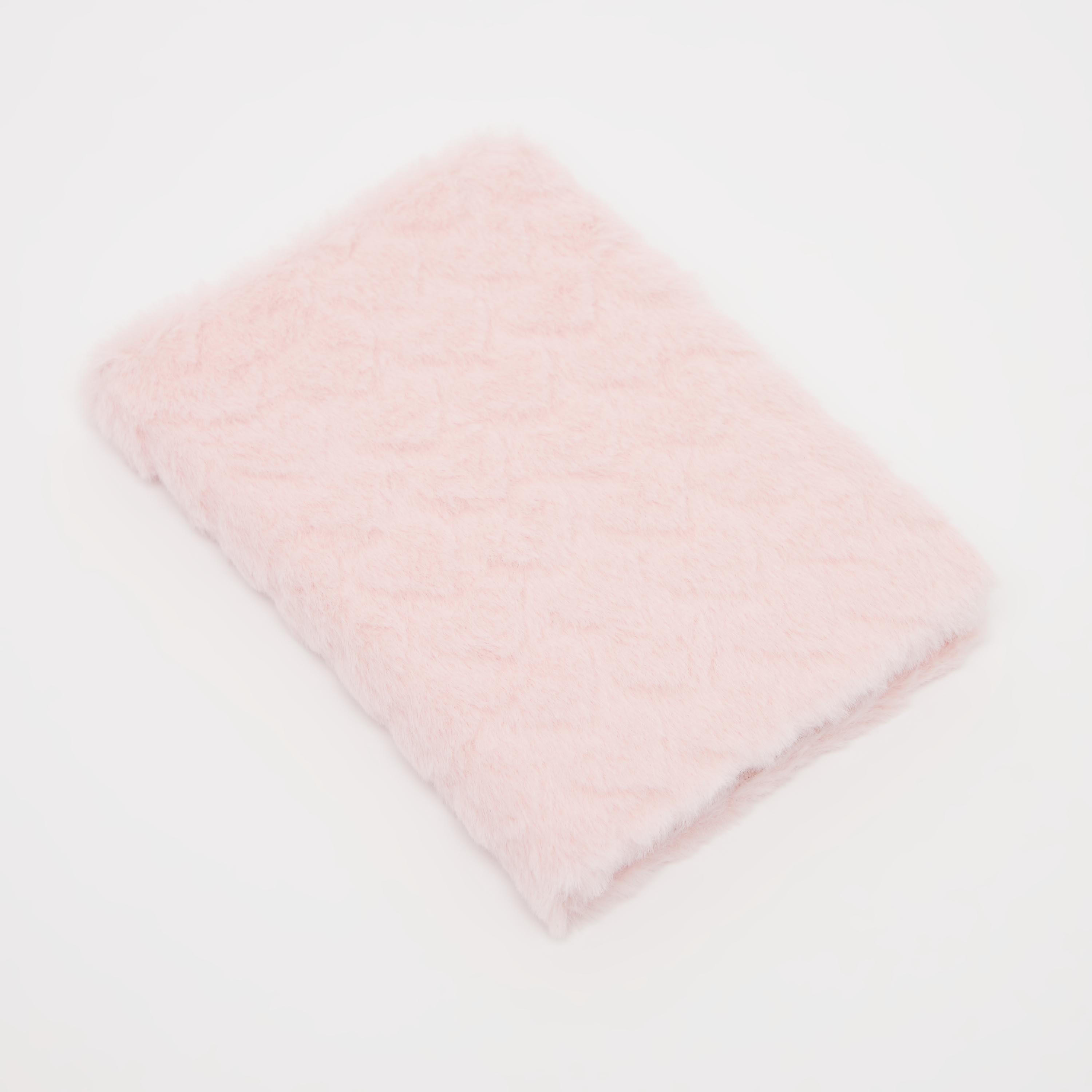 Heart Detail Plush Single Rule Notebook-women-clothingaccessories-novelties-image-2
