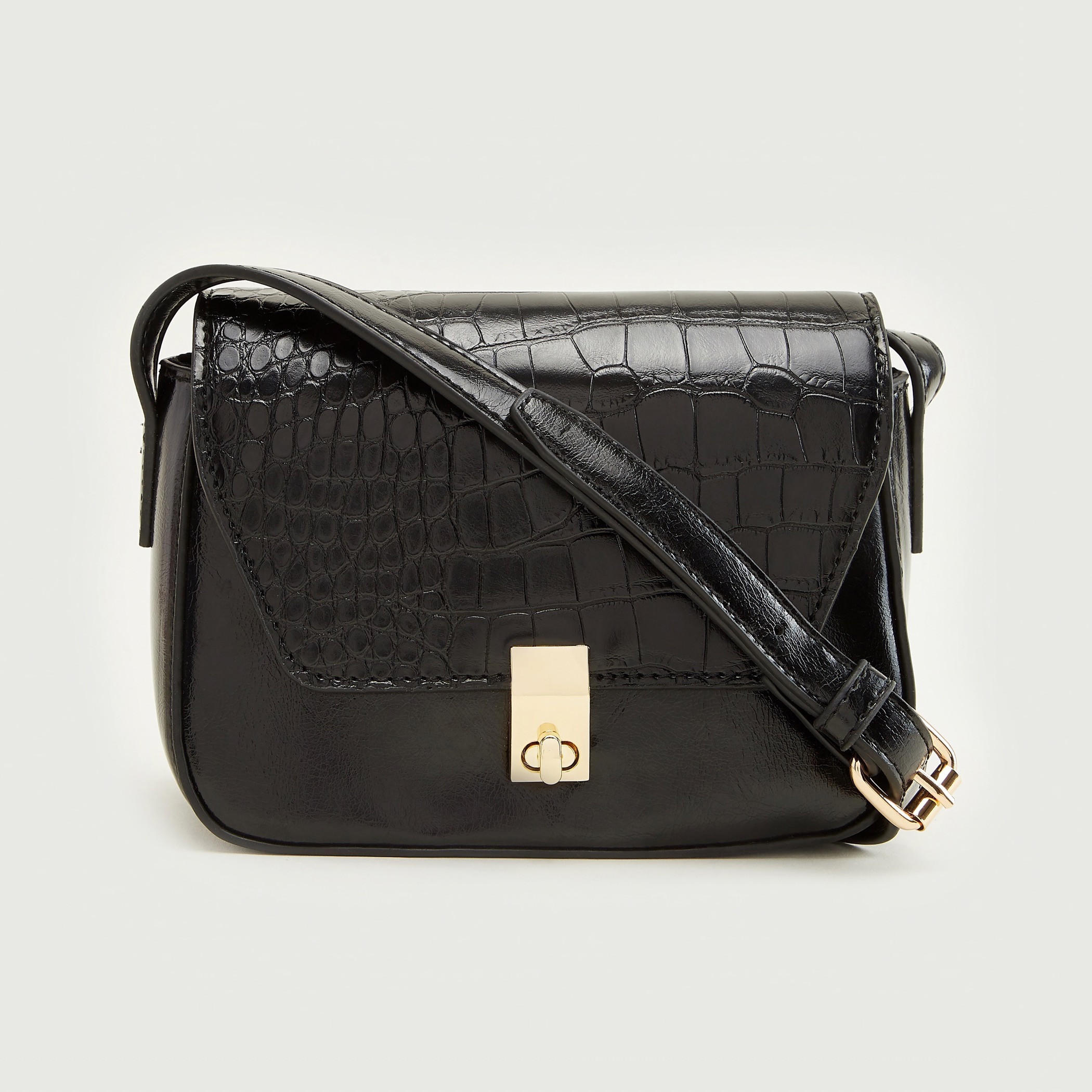 شنطة كروس بودي بارزة الملمس بحزام قابل للتعديل وقفل إغلاق تويست-women-bagsandwallets-handbags-image-2