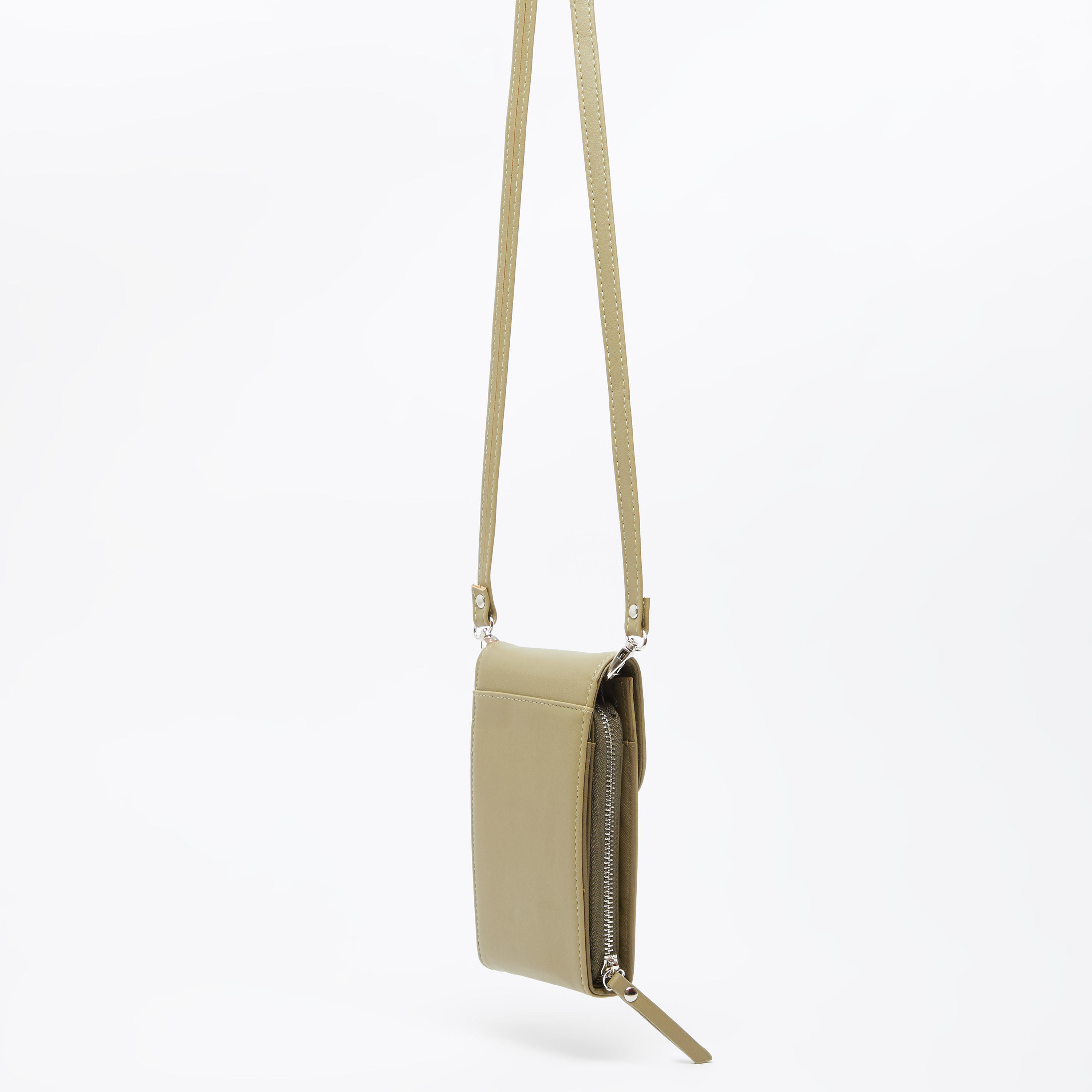 شنطة هاتف نقّال سادة بطيّة وحمّالة كتف-women-bagsandwallets-handbags-image-3