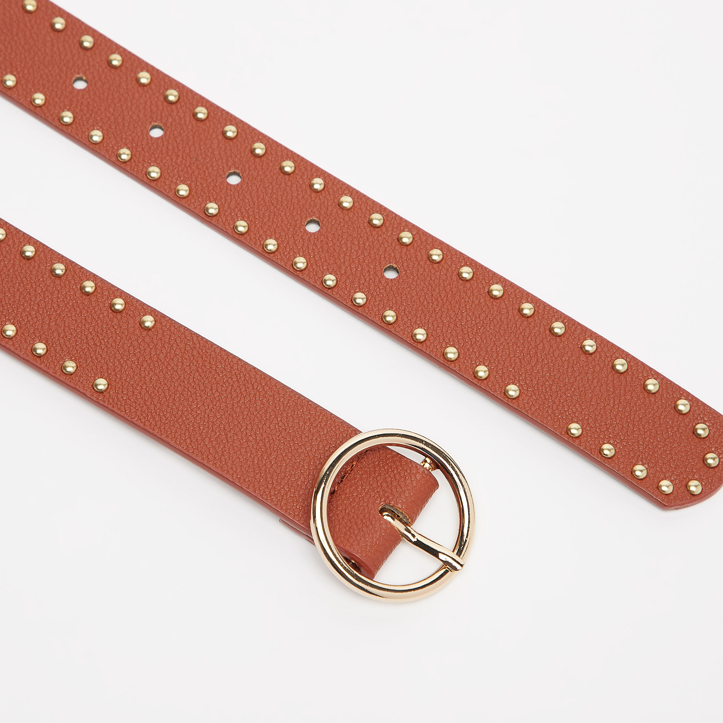 حزام بتفاصيل مزينة وإبزيم بدبوس-women-clothingaccessories-belts-image-4