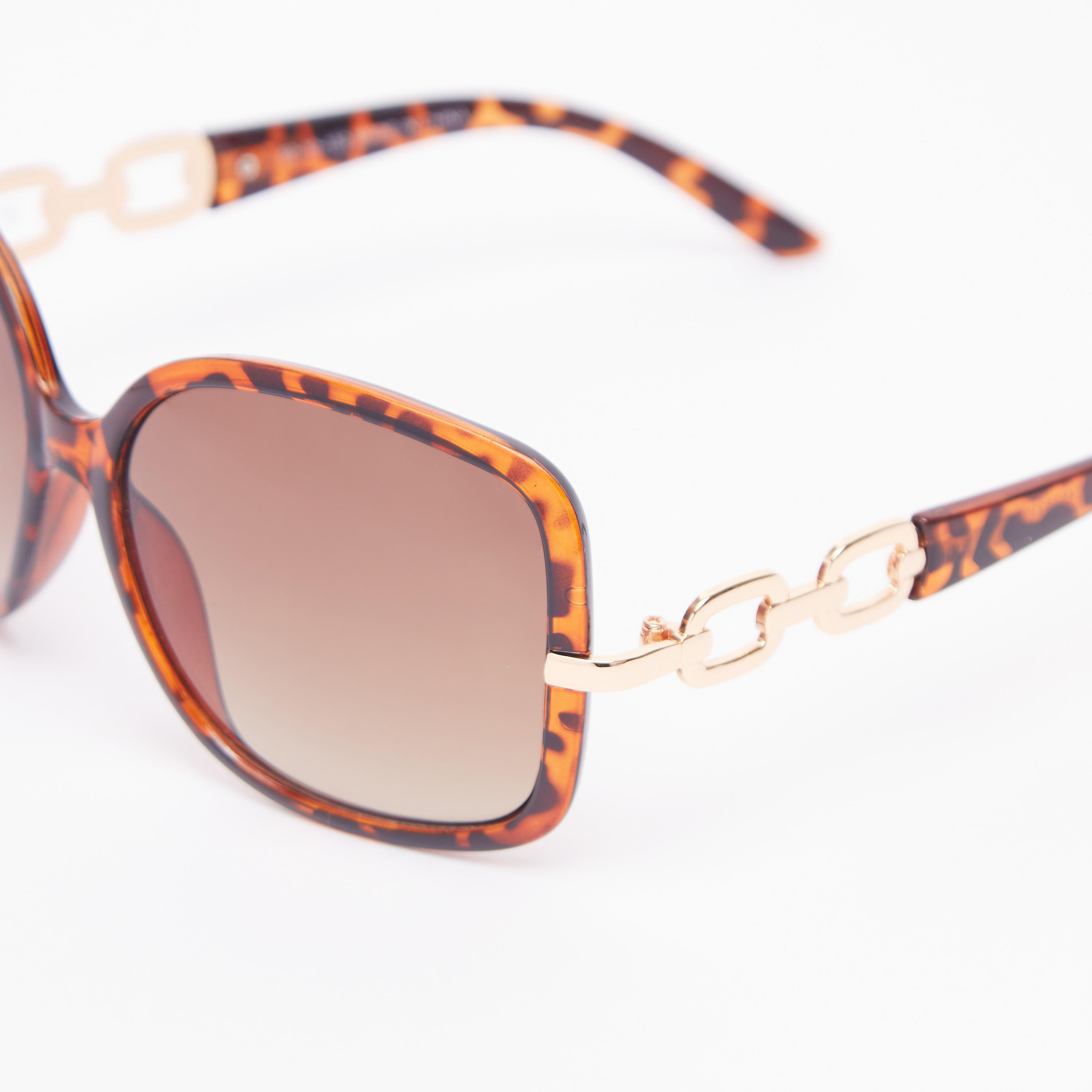 Full Rim Wayfarer Sunglasses with Nose Pads and Metallic Accent-women-sunglasses-image-2