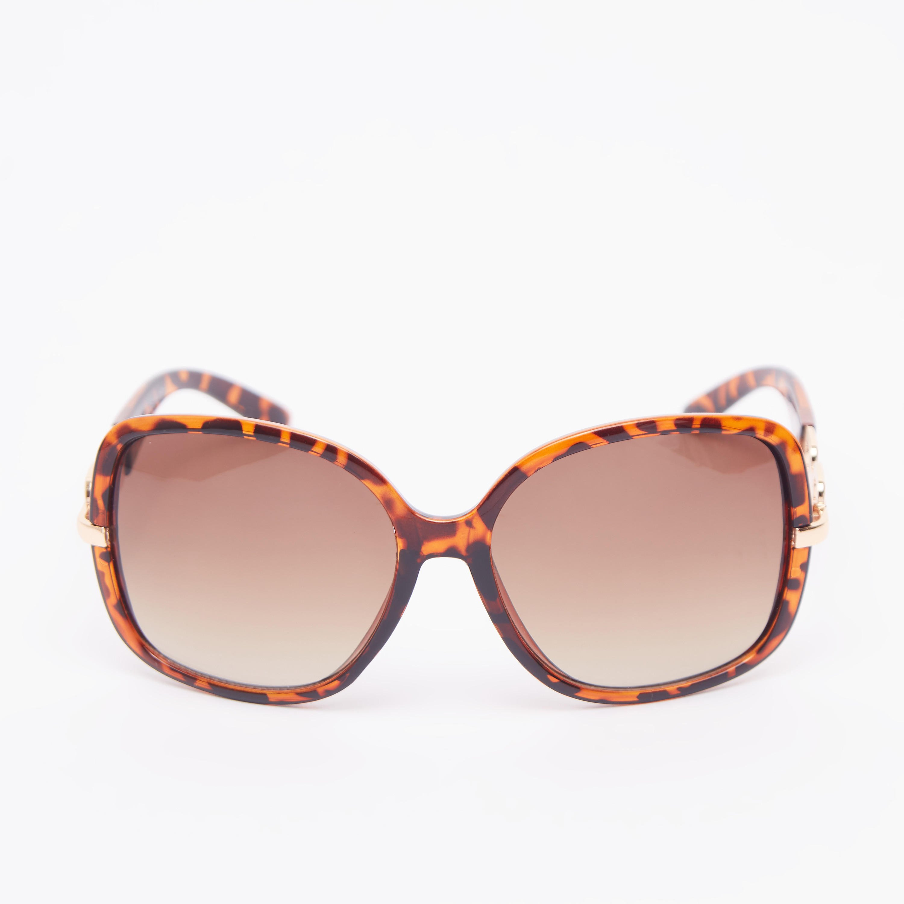 Full Rim Wayfarer Sunglasses with Nose Pads and Metallic Accent-women-sunglasses-image-3