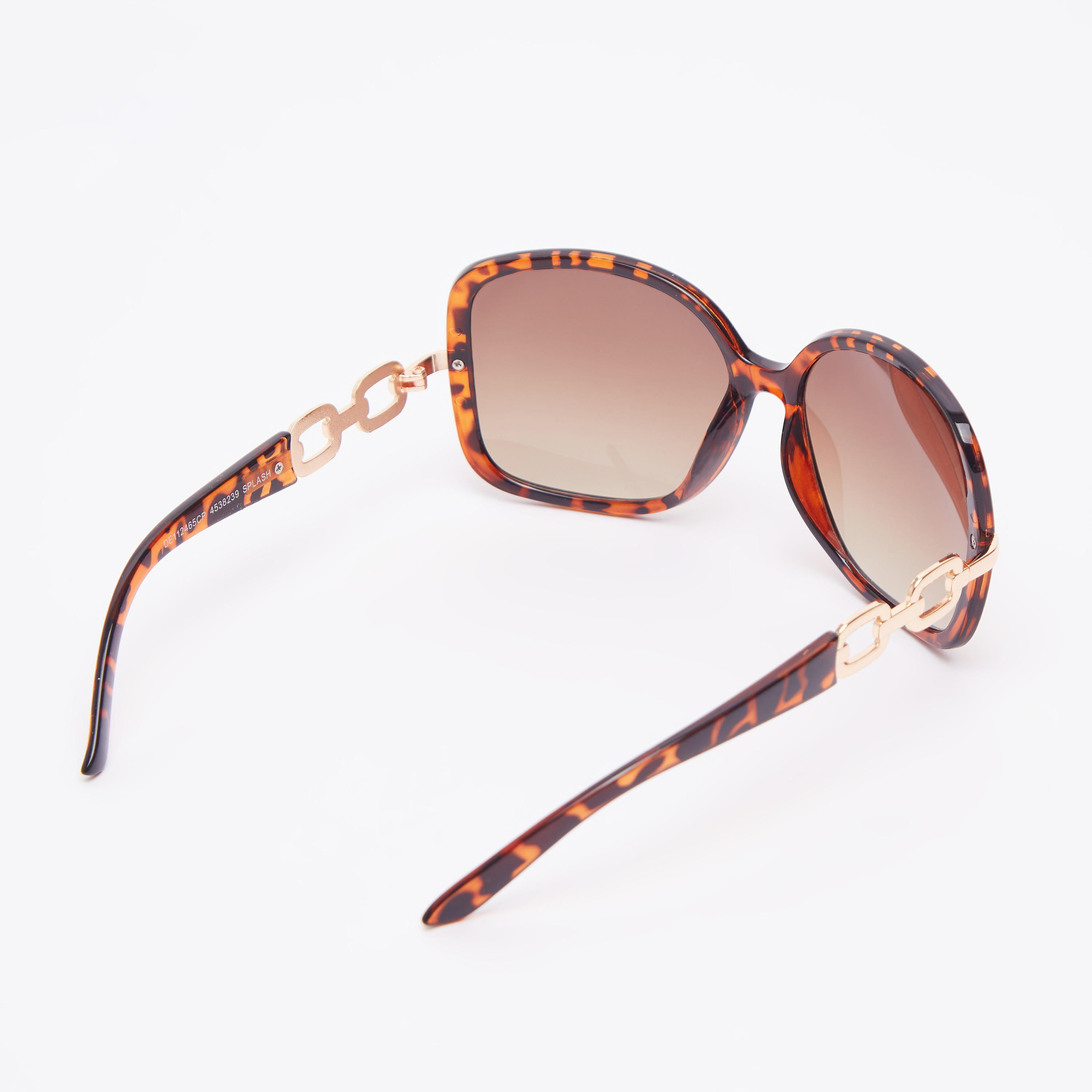 Full Rim Wayfarer Sunglasses with Nose Pads and Metallic Accent-women-sunglasses-image-4