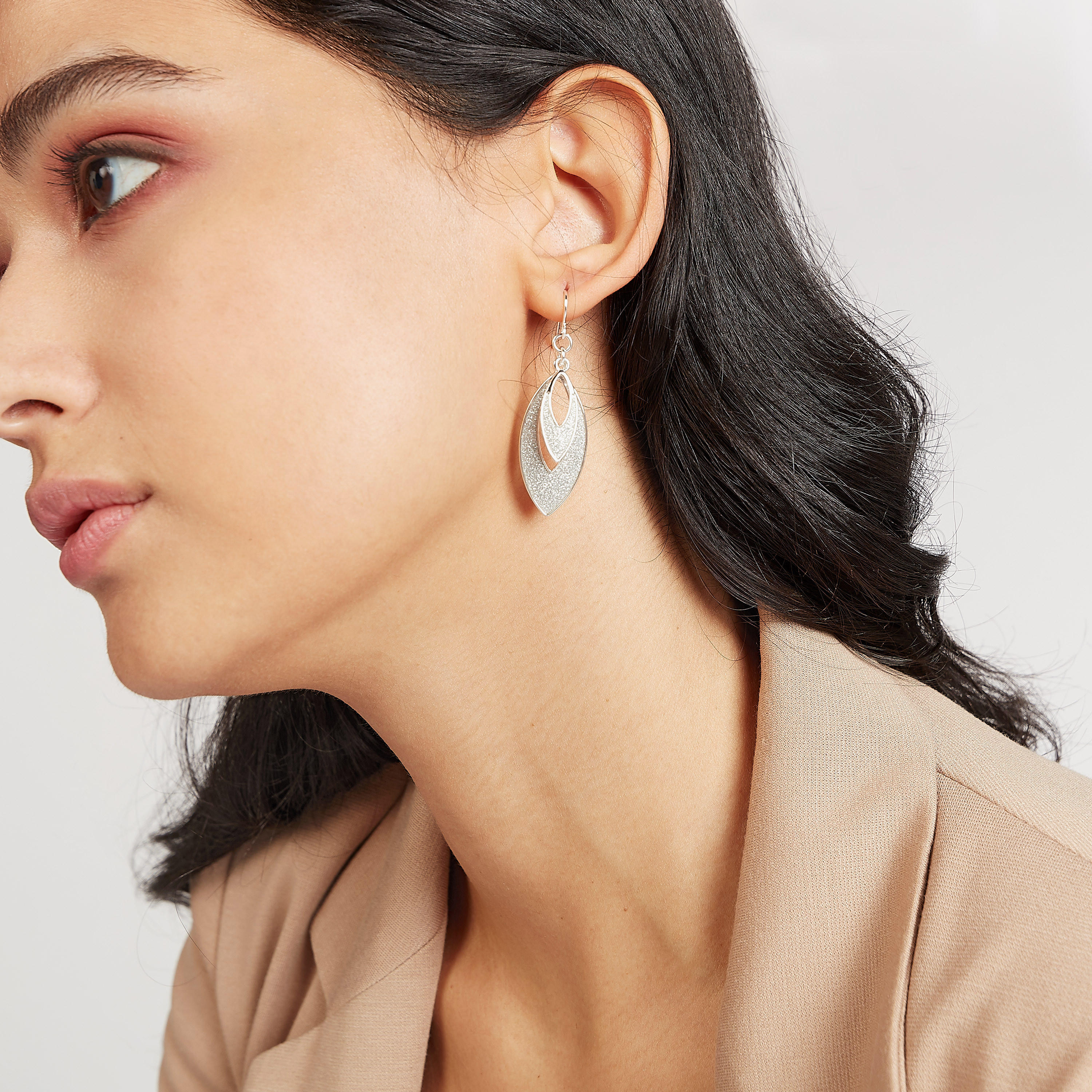Embellished Dangling Earrings with Fish Hook-women-watchesandjewellery-jewellery-earrings-image-2