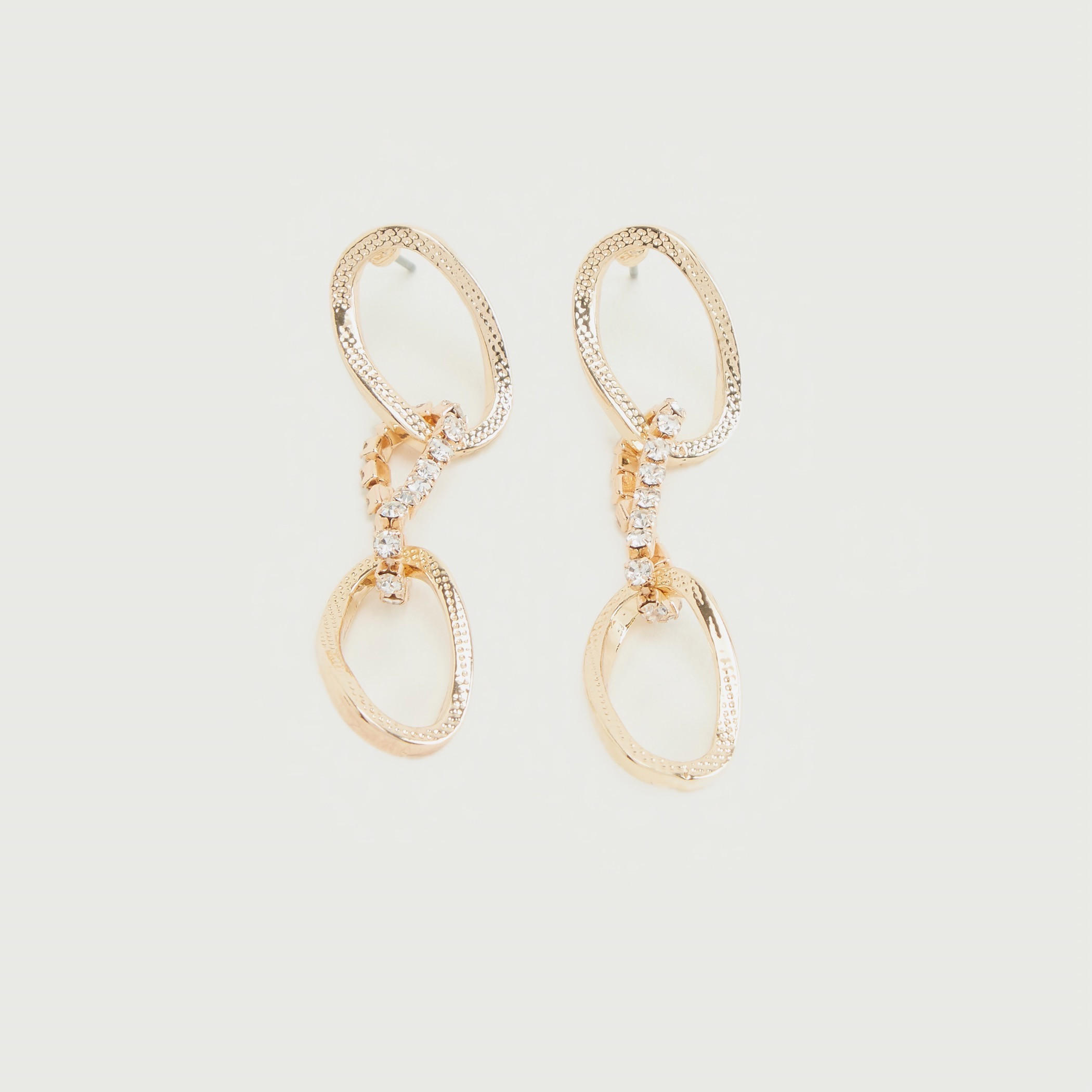 Embellished Dangling Earrings with Pushback Closure-women-watchesandjewellery-jewellery-earrings-image-1