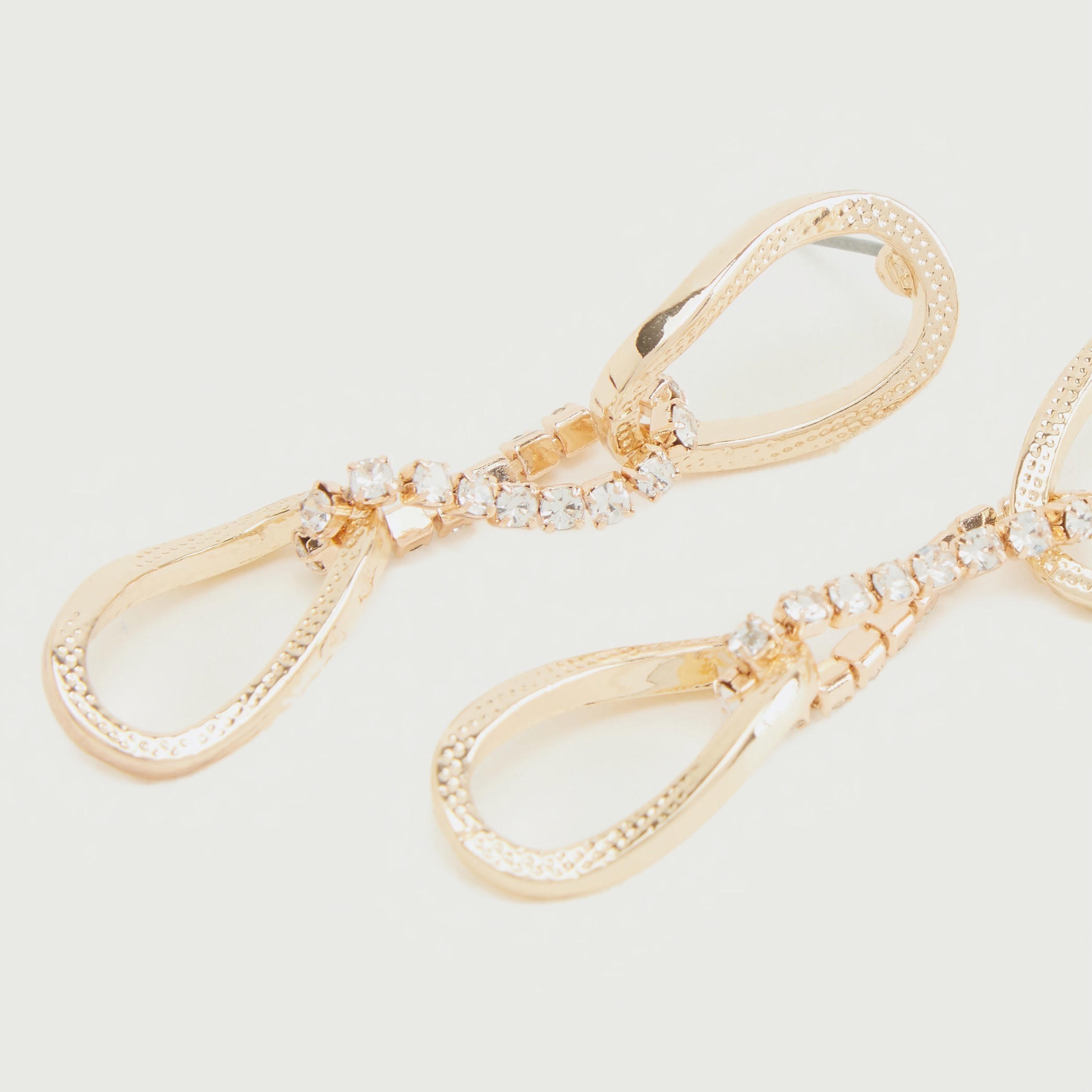 Embellished Dangling Earrings with Pushback Closure-women-watchesandjewellery-jewellery-earrings-image-3