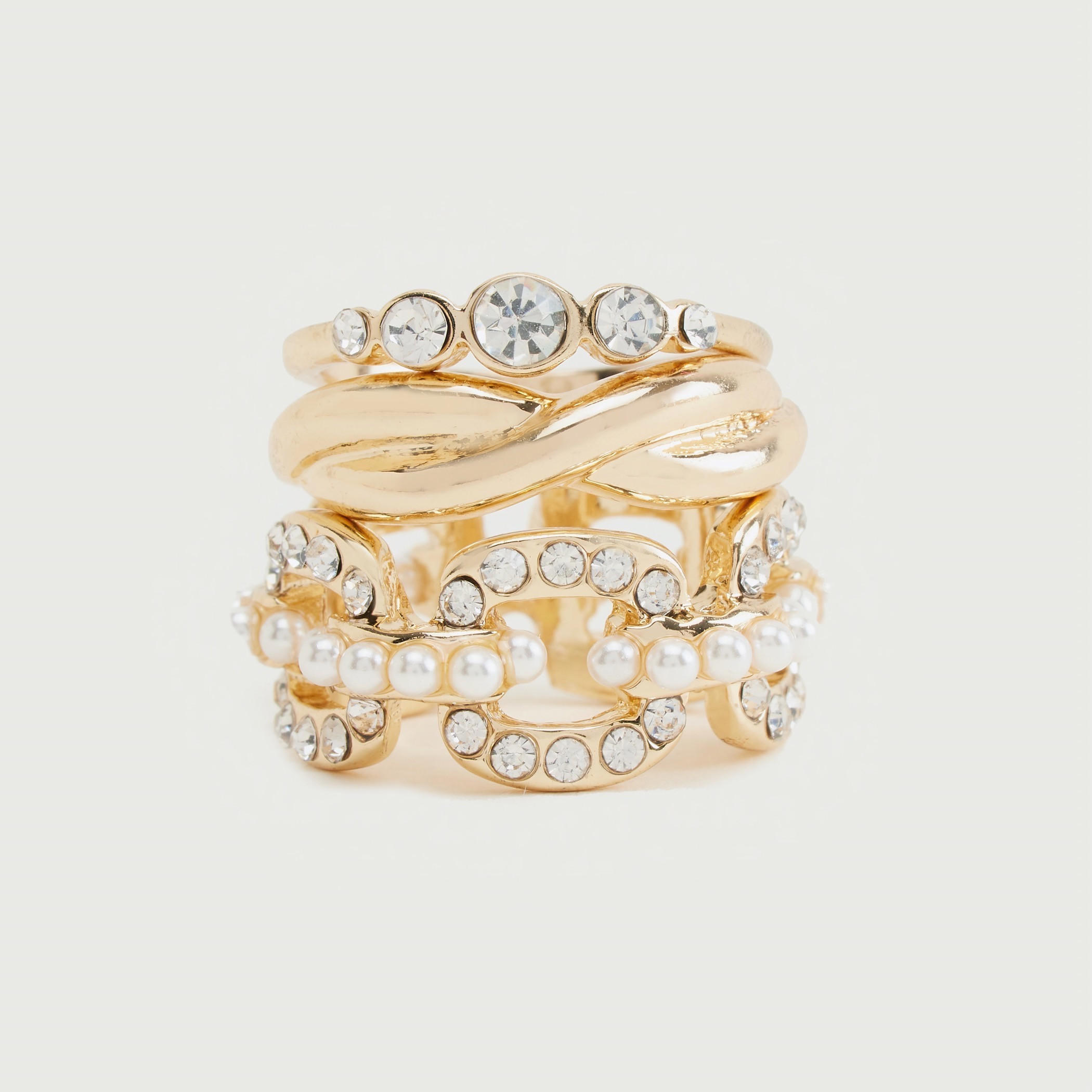 Set of 3 - Embellished Finger Rings-women-watchesandjewellery-jewellery-rings-image-3