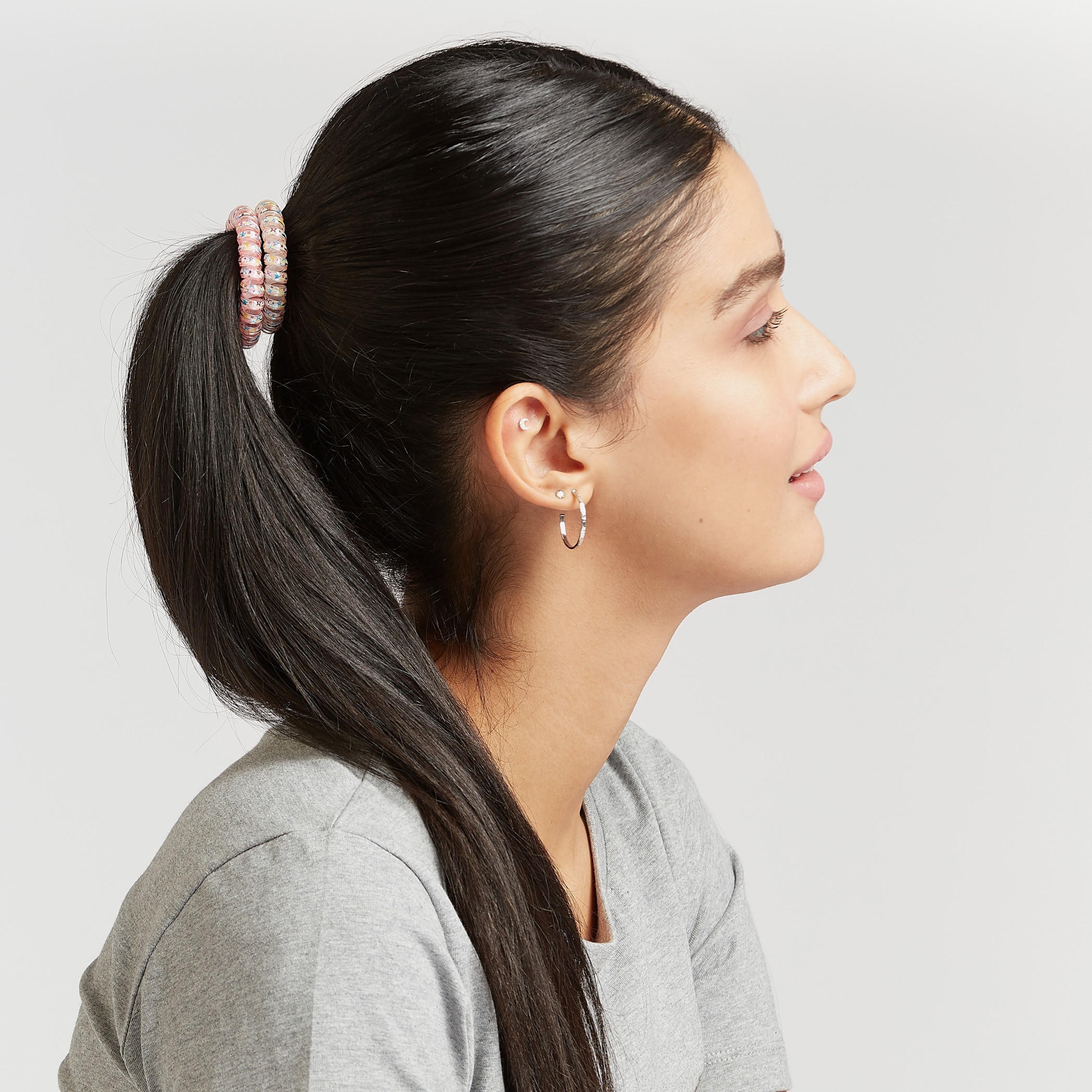 Set of 4 - Assorted Spiral Hair Ties-women-hairaccessories-image-2