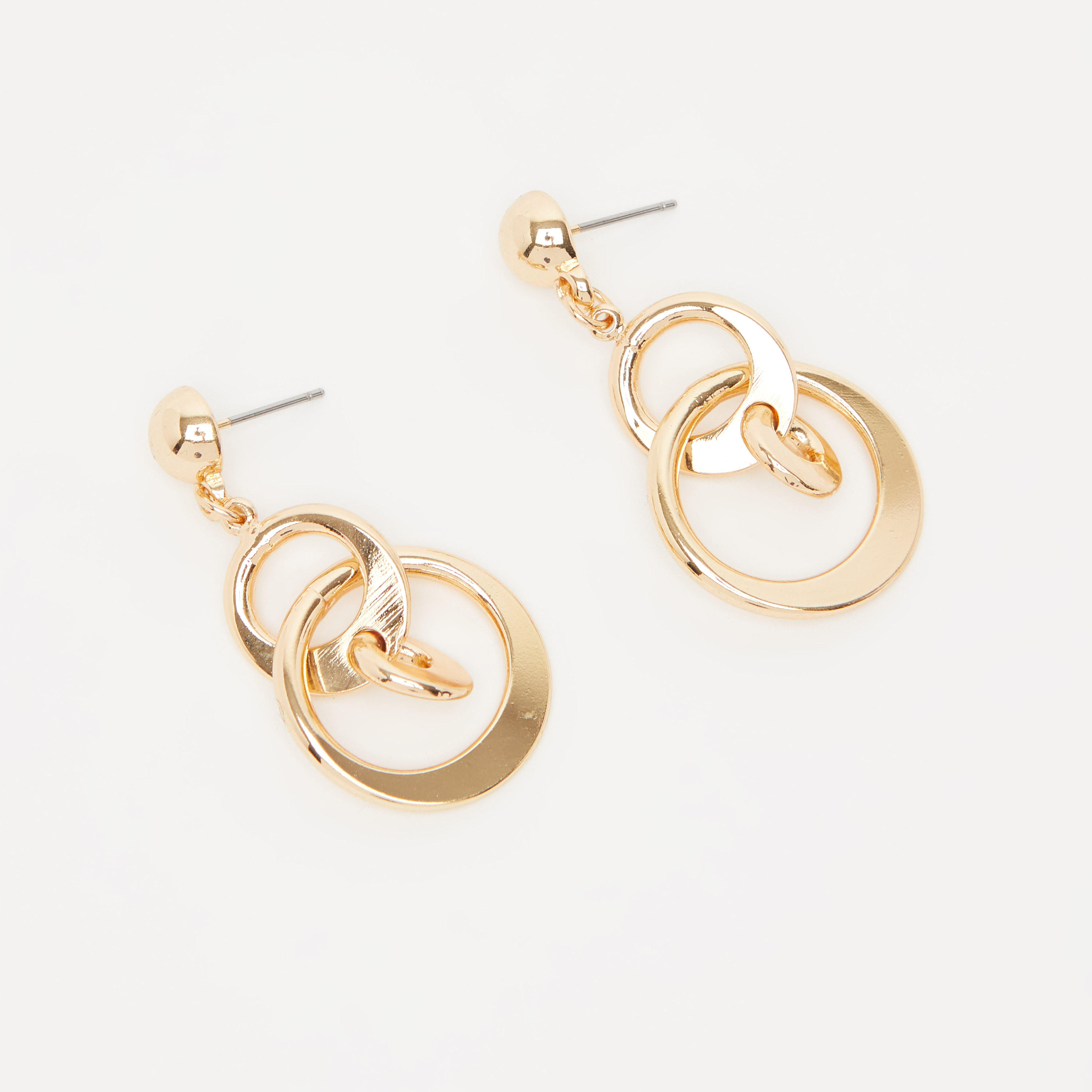 Metallic Dangling Earrings with Pushback Closure-women-watchesandjewellery-jewellery-earrings-image-1