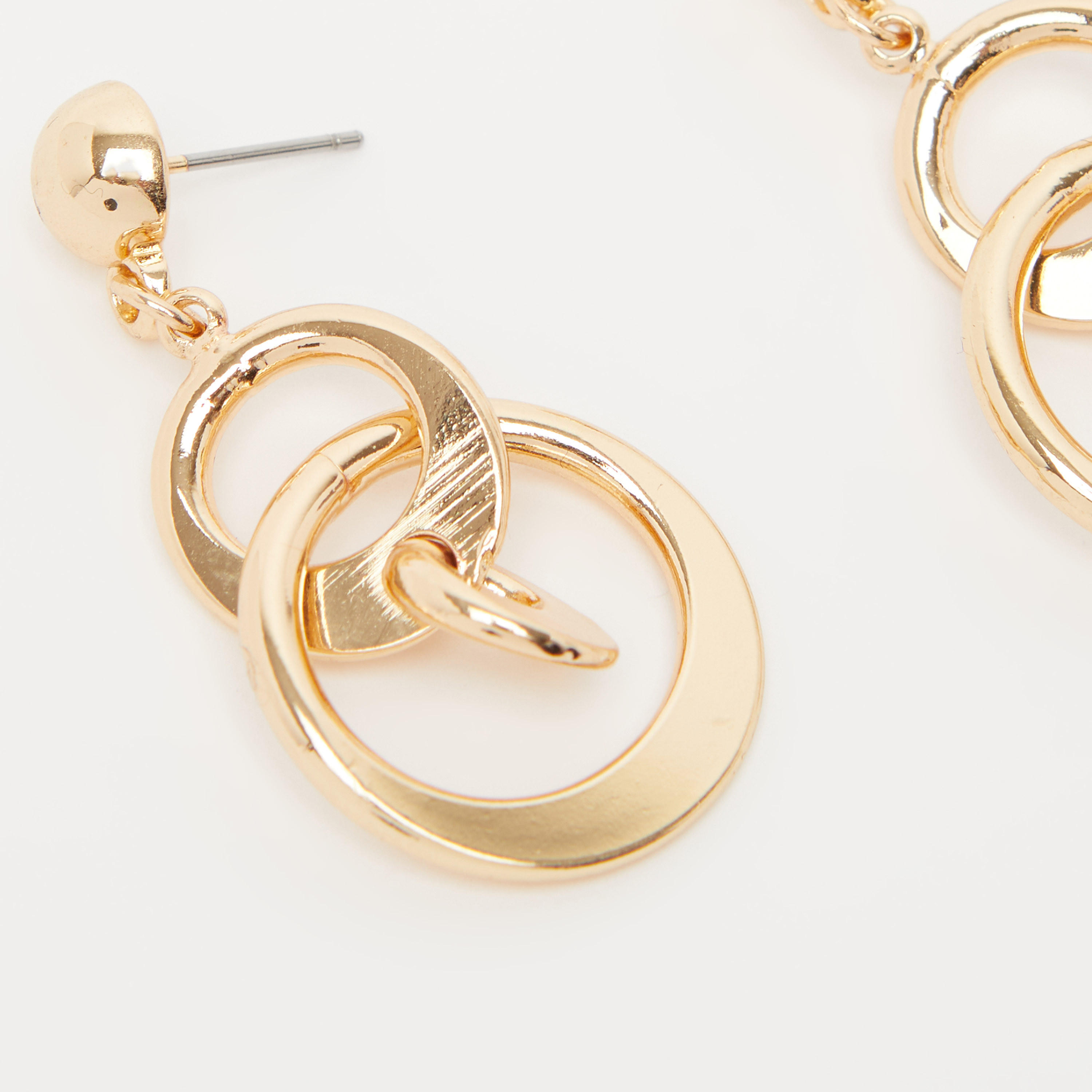 Metallic Dangling Earrings with Pushback Closure-women-watchesandjewellery-jewellery-earrings-image-2