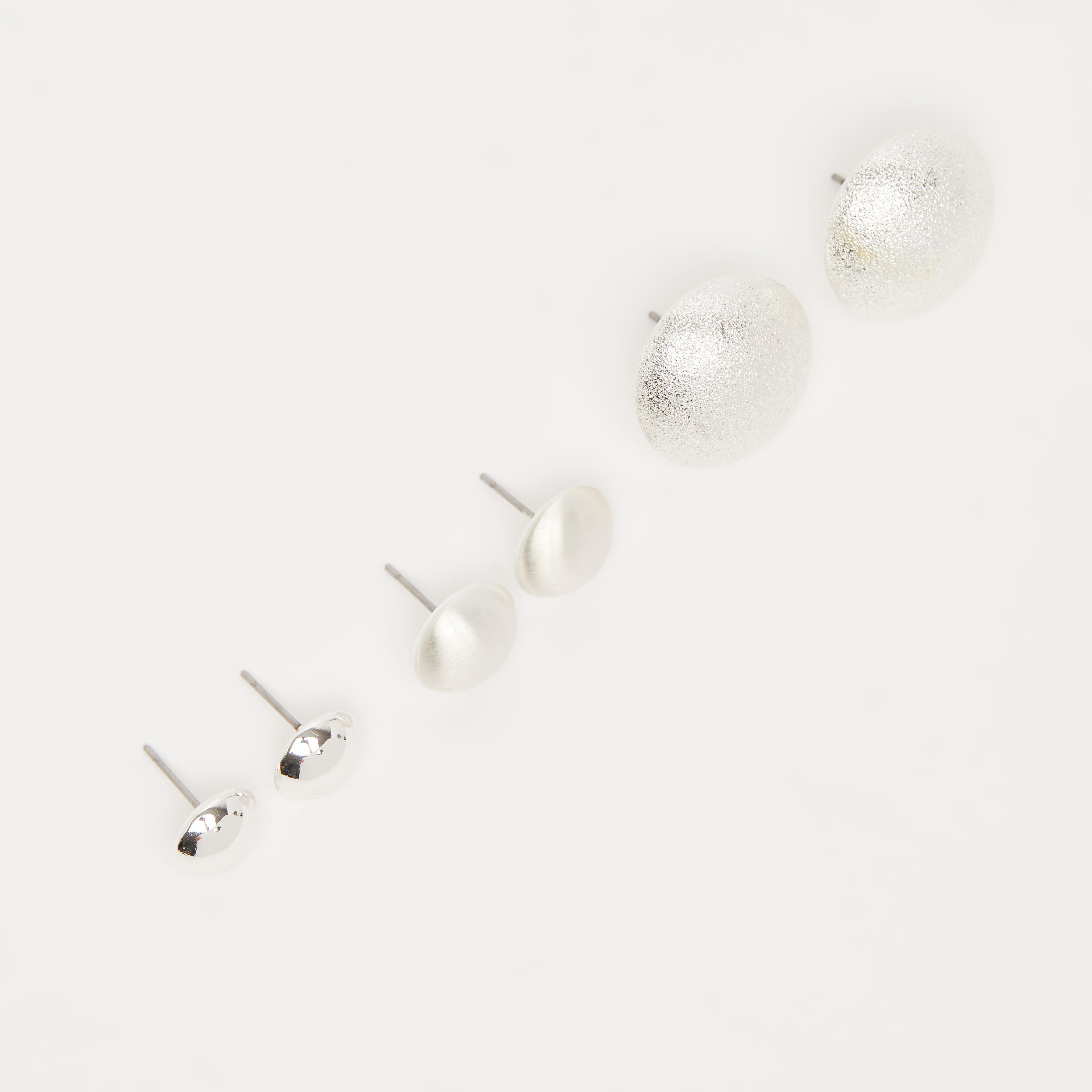 Set of 3 - Assorted Stud Earrings with Pushback Closure-women-watchesandjewellery-jewellery-earrings-image-3
