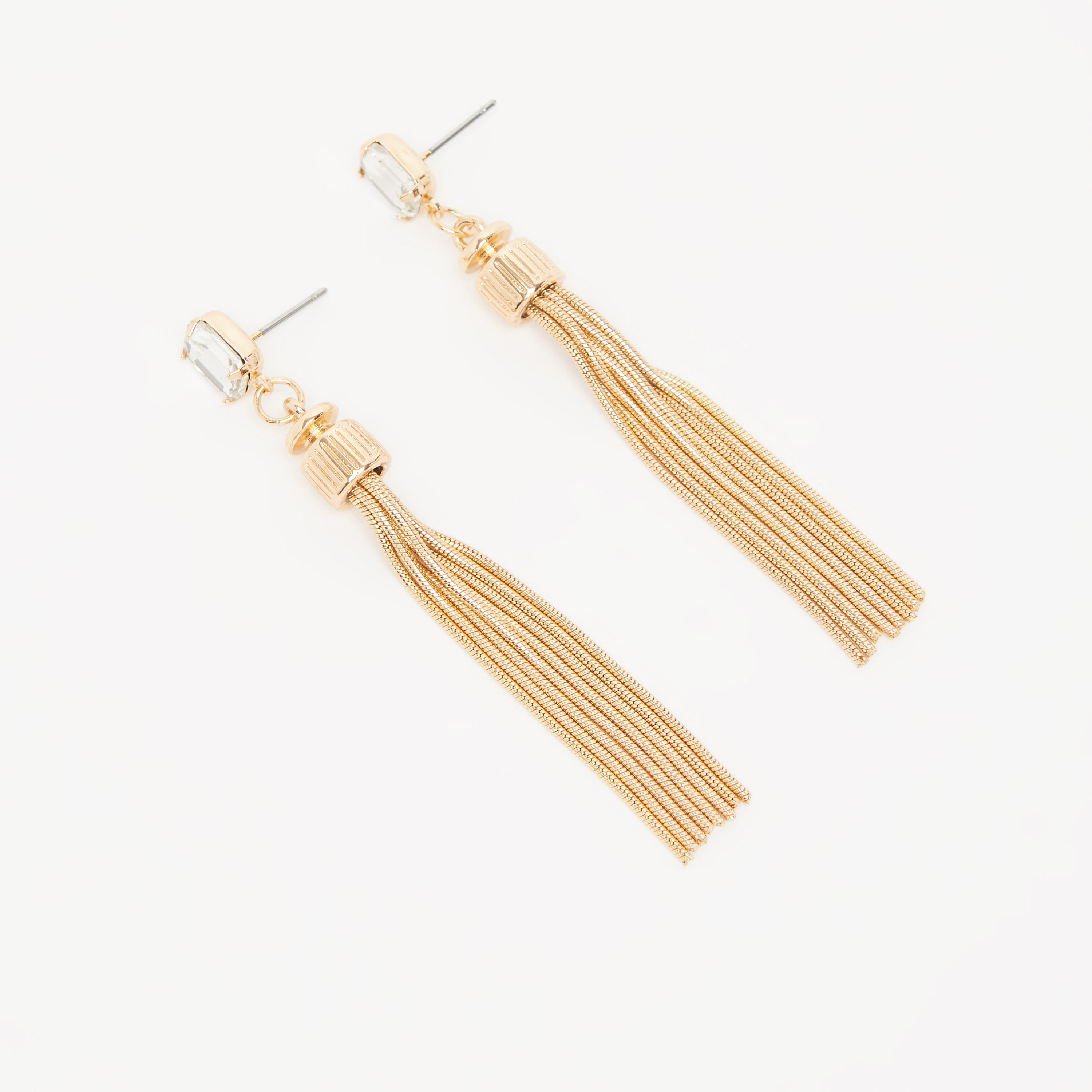 Embellished Dangling Earrings with Pushback Closure-women-watchesandjewellery-jewellery-earrings-image-1