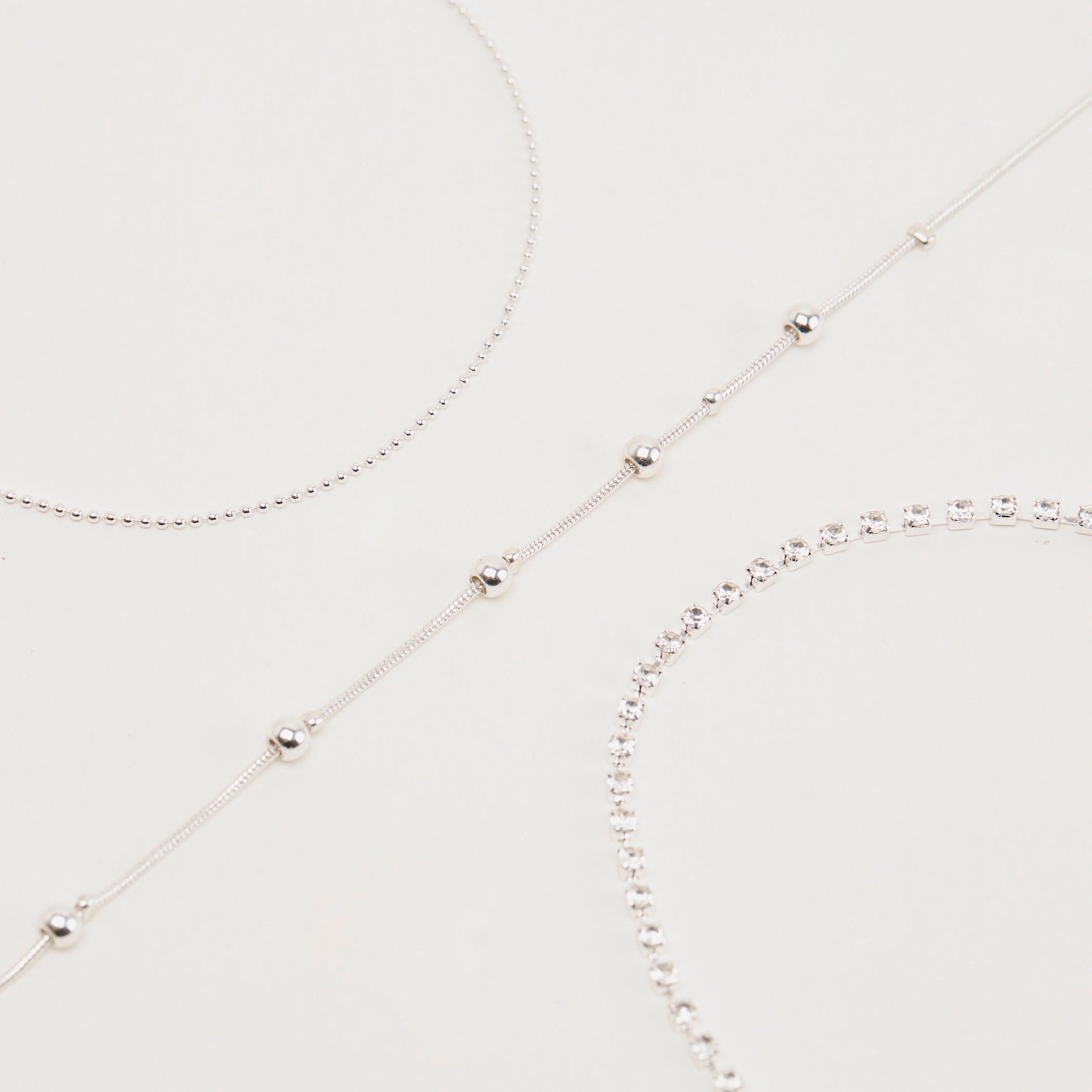 خلخال مزين بمشبك إغلاق - طقم من 3-women-watchesandjewellery-jewellery-anklets-image-4
