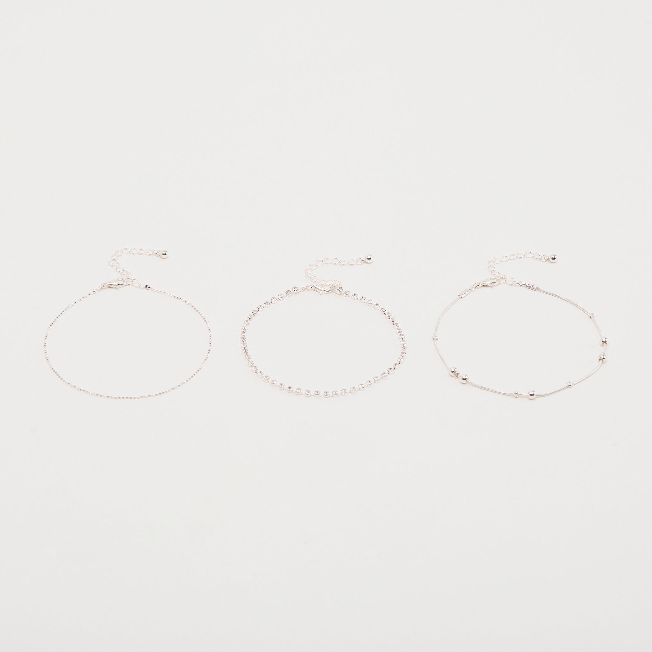 خلخال مزين بمشبك إغلاق - طقم من 3-women-watchesandjewellery-jewellery-anklets-image-5