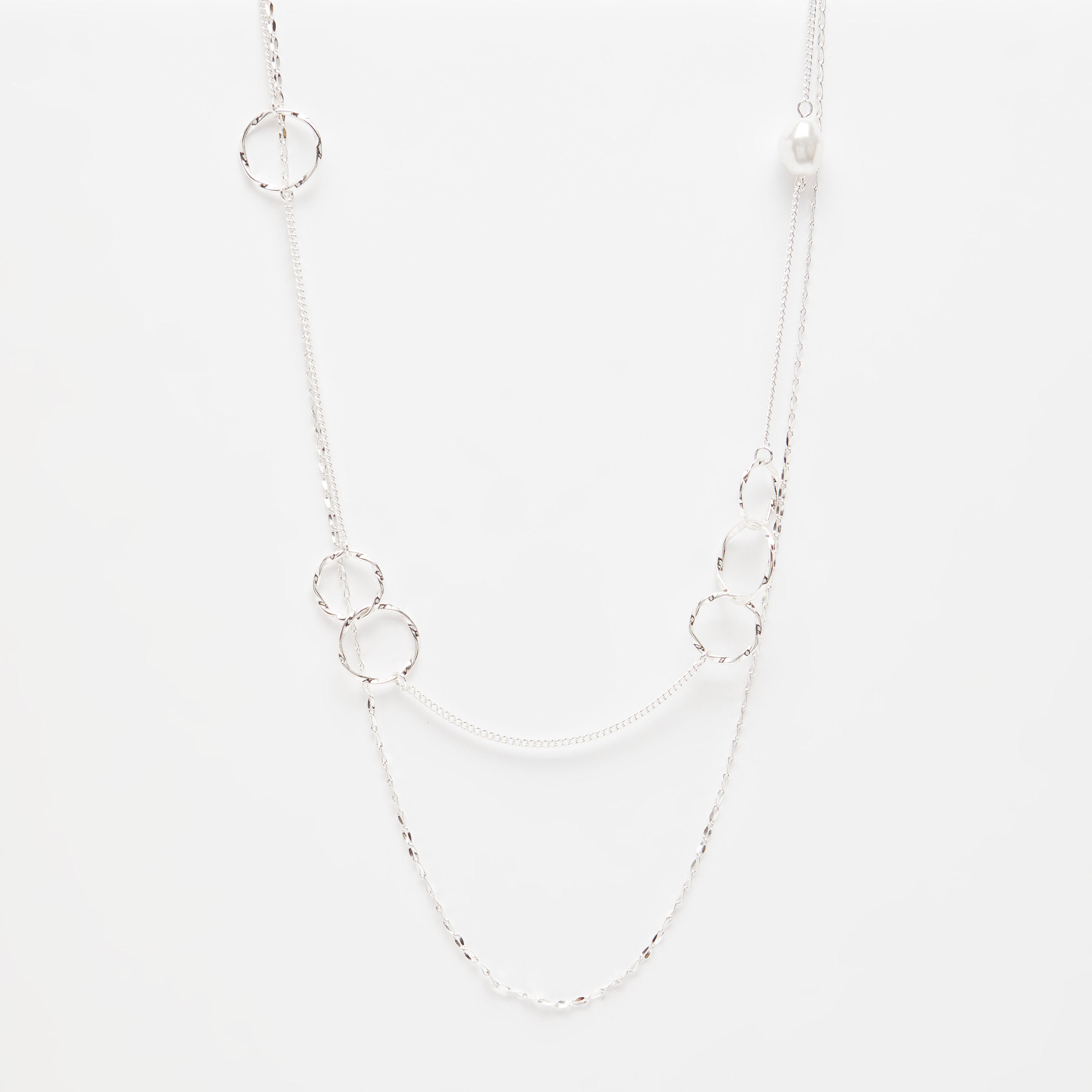 عقد مزيّن متعدّد الطبقات بمشبك إغلاق-women-watchesandjewellery-jewellery-necklacesandpendants-image-4