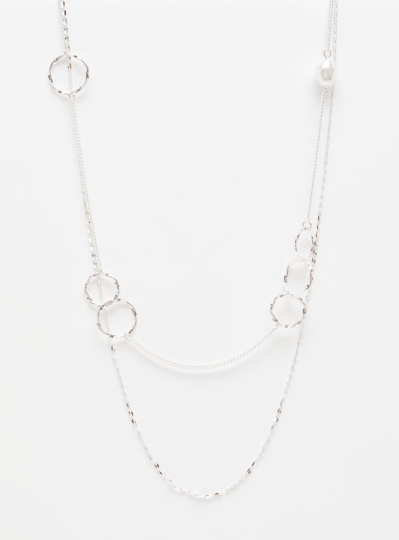 عقد مزيّن متعدّد الطبقات بمشبك إغلاق-women-watchesandjewellery-jewellery-necklacesandpendants-image-4
