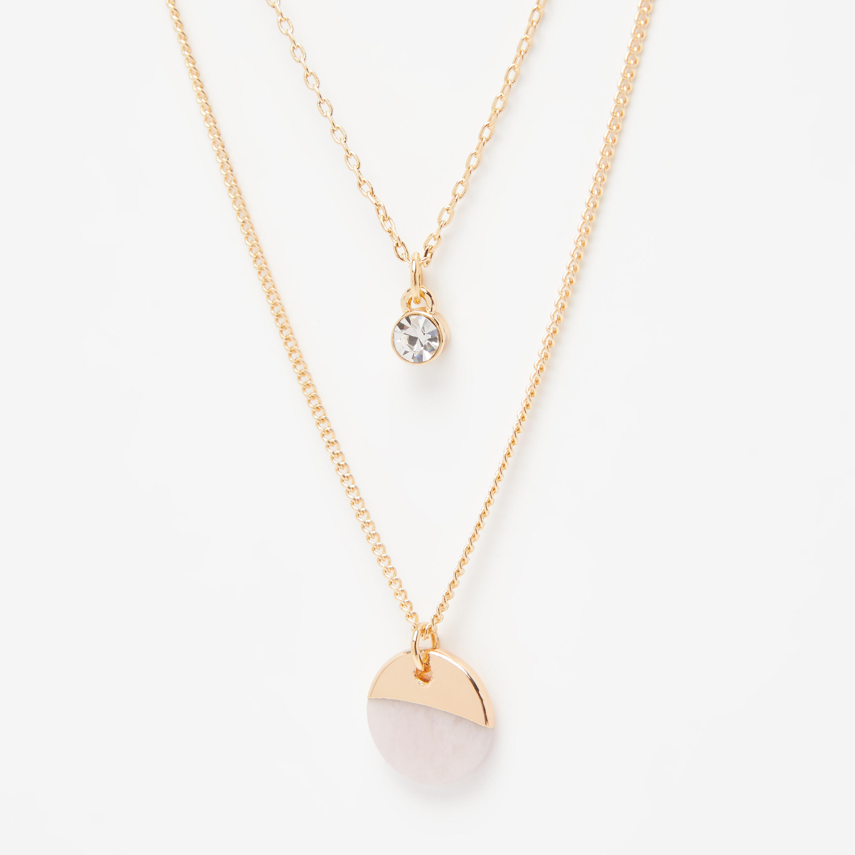 عقد مزين بدلاية بطبقات و بمشبك إغلاق-women-watchesandjewellery-jewellery-necklacesandpendants-image-2