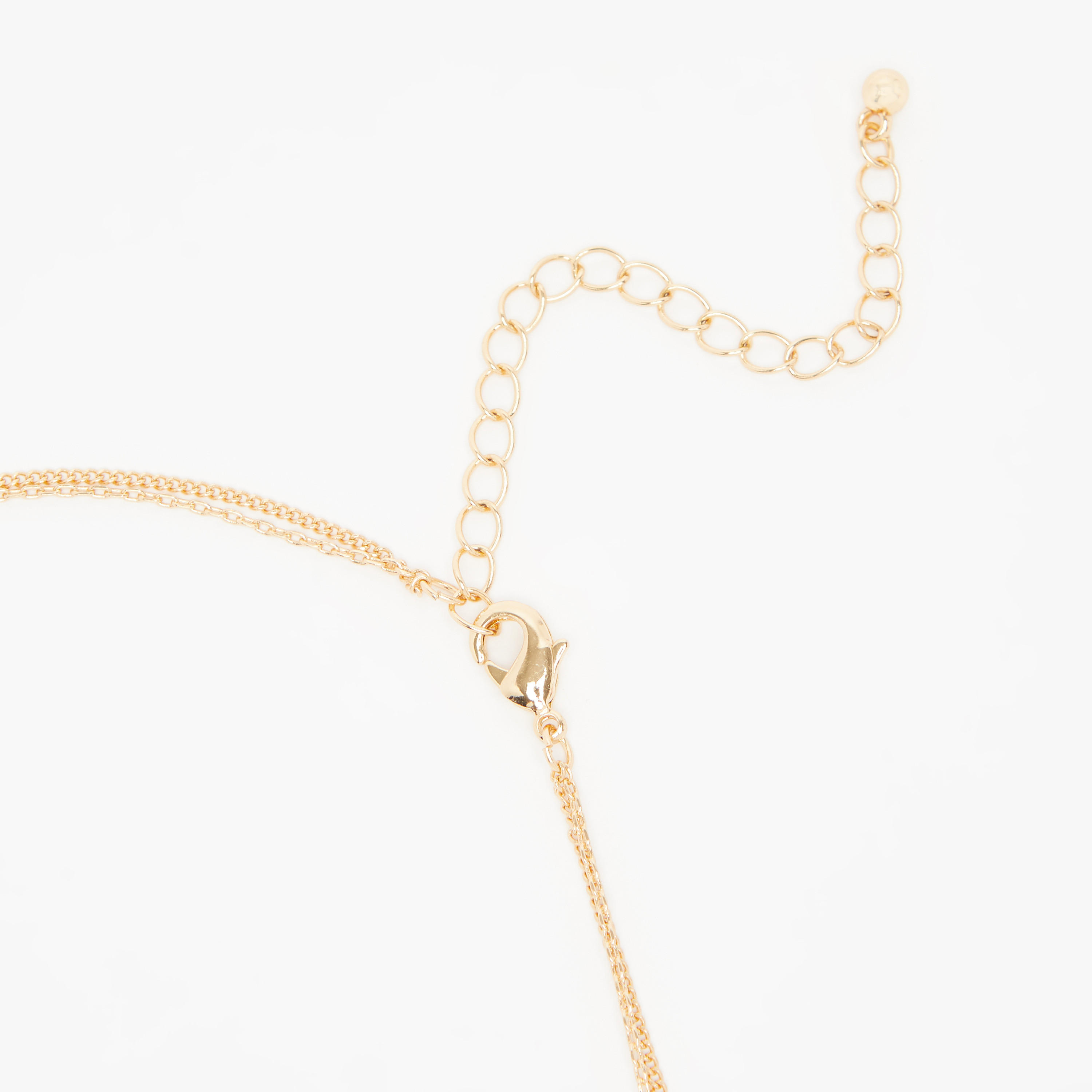 عقد مزين بدلاية بطبقات و بمشبك إغلاق-women-watchesandjewellery-jewellery-necklacesandpendants-image-1
