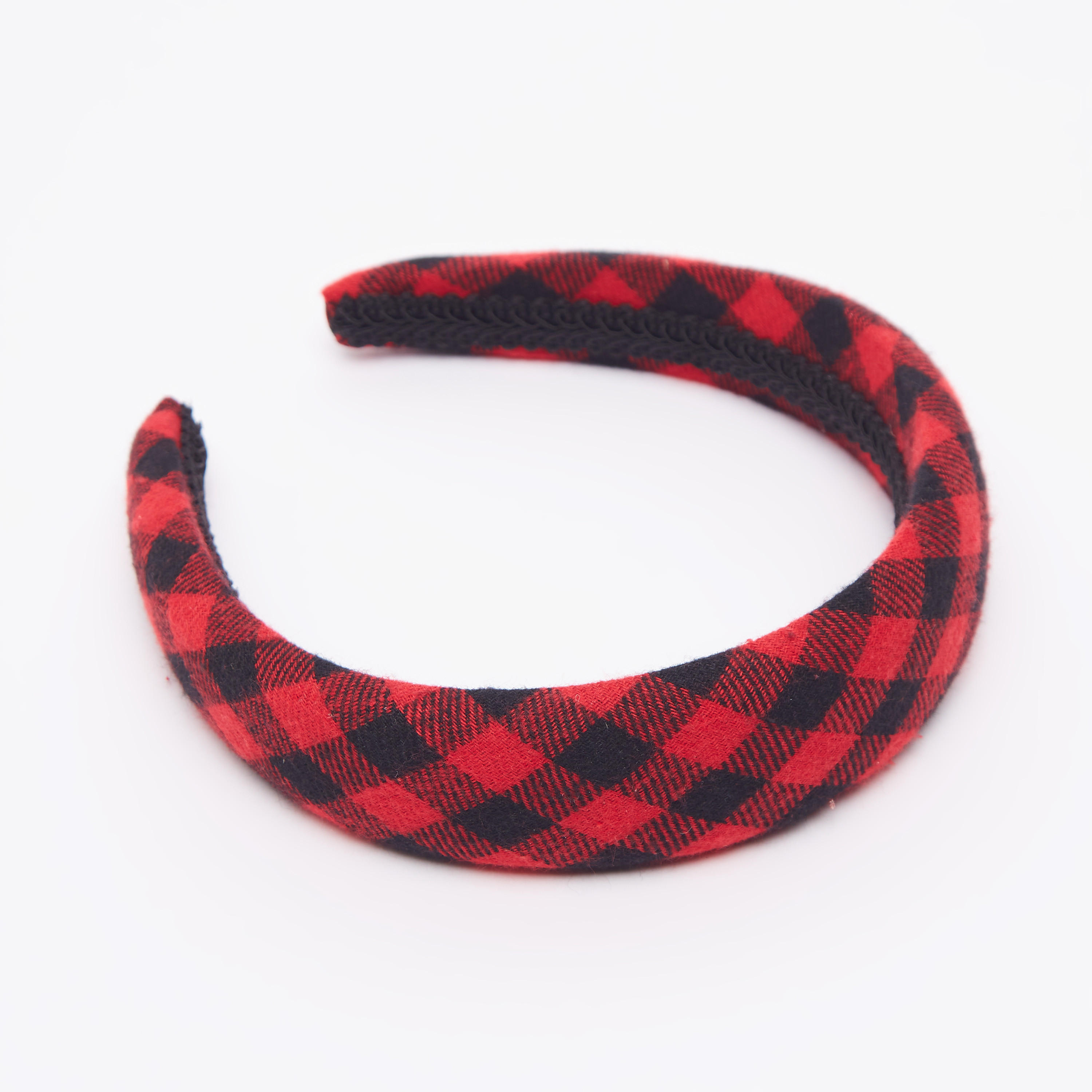 Checked Hair Band-women-hairaccessories-image-3